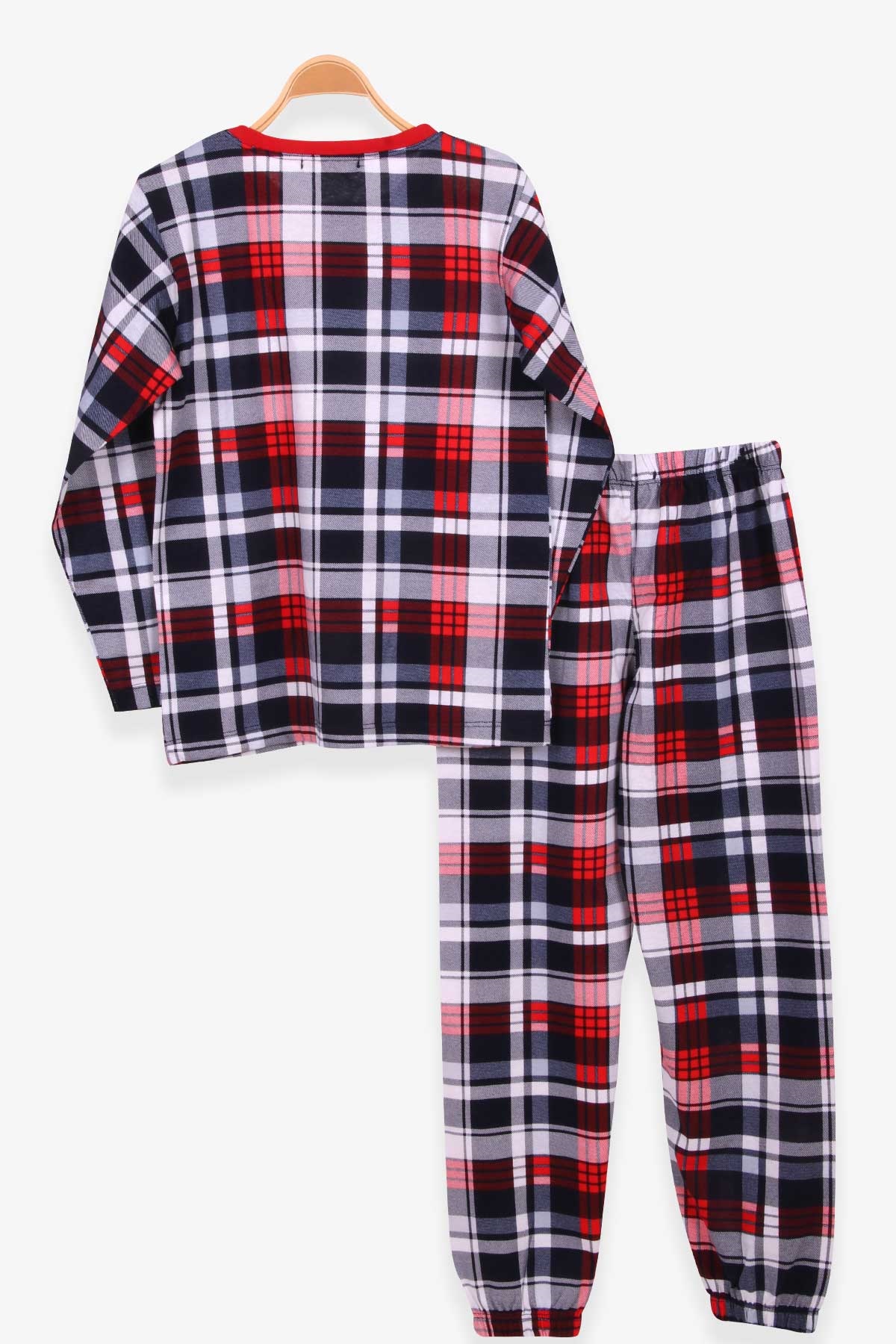 Breeze Erkek Çocuk Pijama Takımı Ekoseli Karışık Renk (9-12 Yaş)