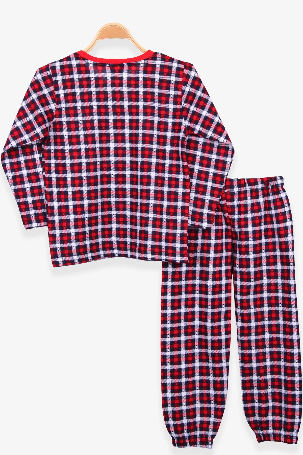 Breeze Erkek Çocuk Pijama Takımı Ekoseli Karışık Renk (4-8 Yaş)