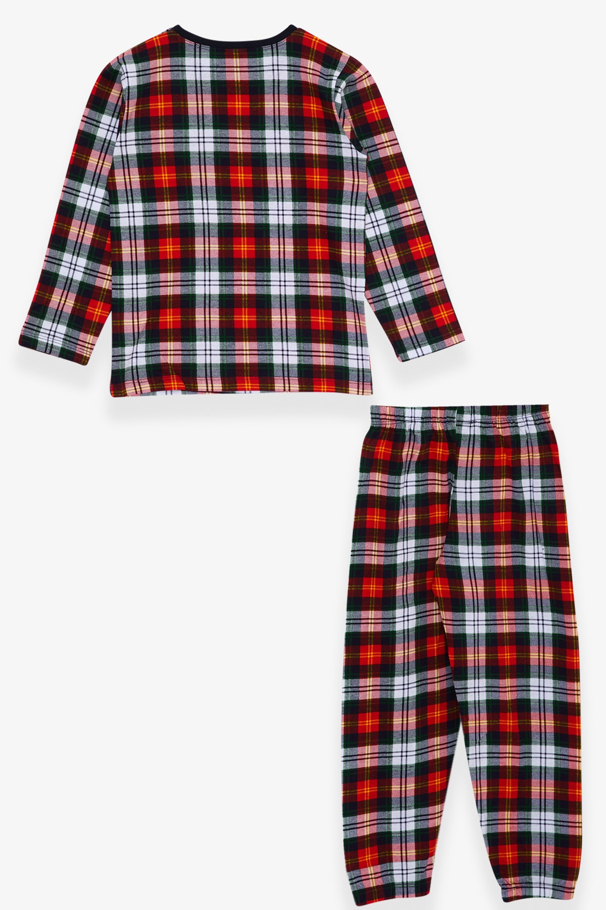 Breeze Erkek Çocuk Pijama Takımı Ekose Desenli Karışık Renk (4-8 Yaş)
