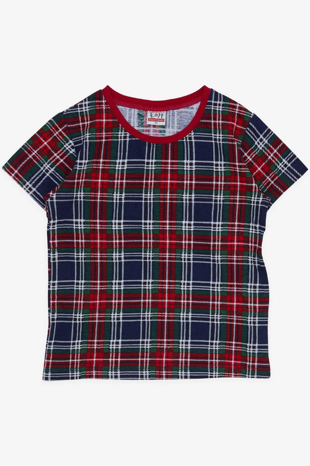 Breeze Erkek Çocuk Pijama Takımı Ekose Desenli Karışık Renk (4-8 Yaş)