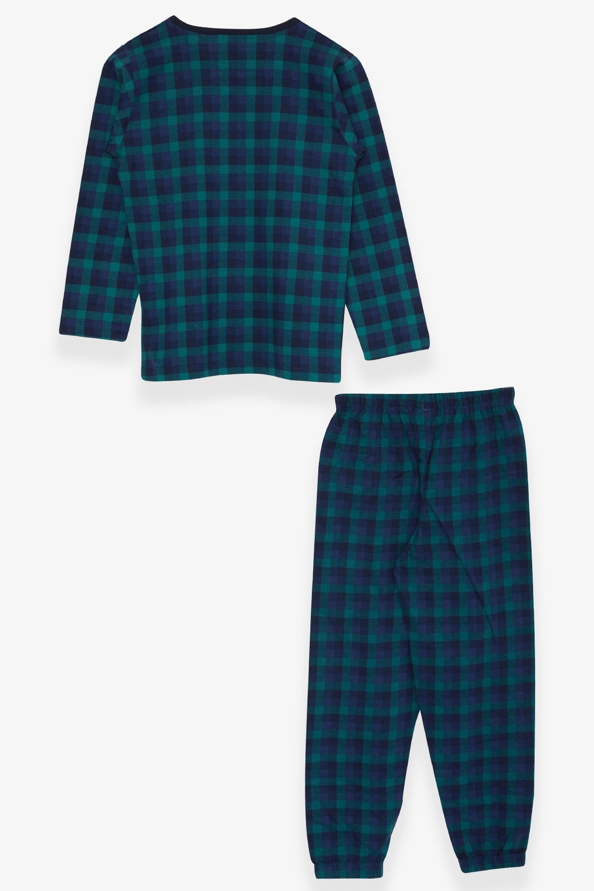 Breeze Erkek Çocuk Pijama Takımı Ekose Desenli Karışık Renk (4-8 Yaş)