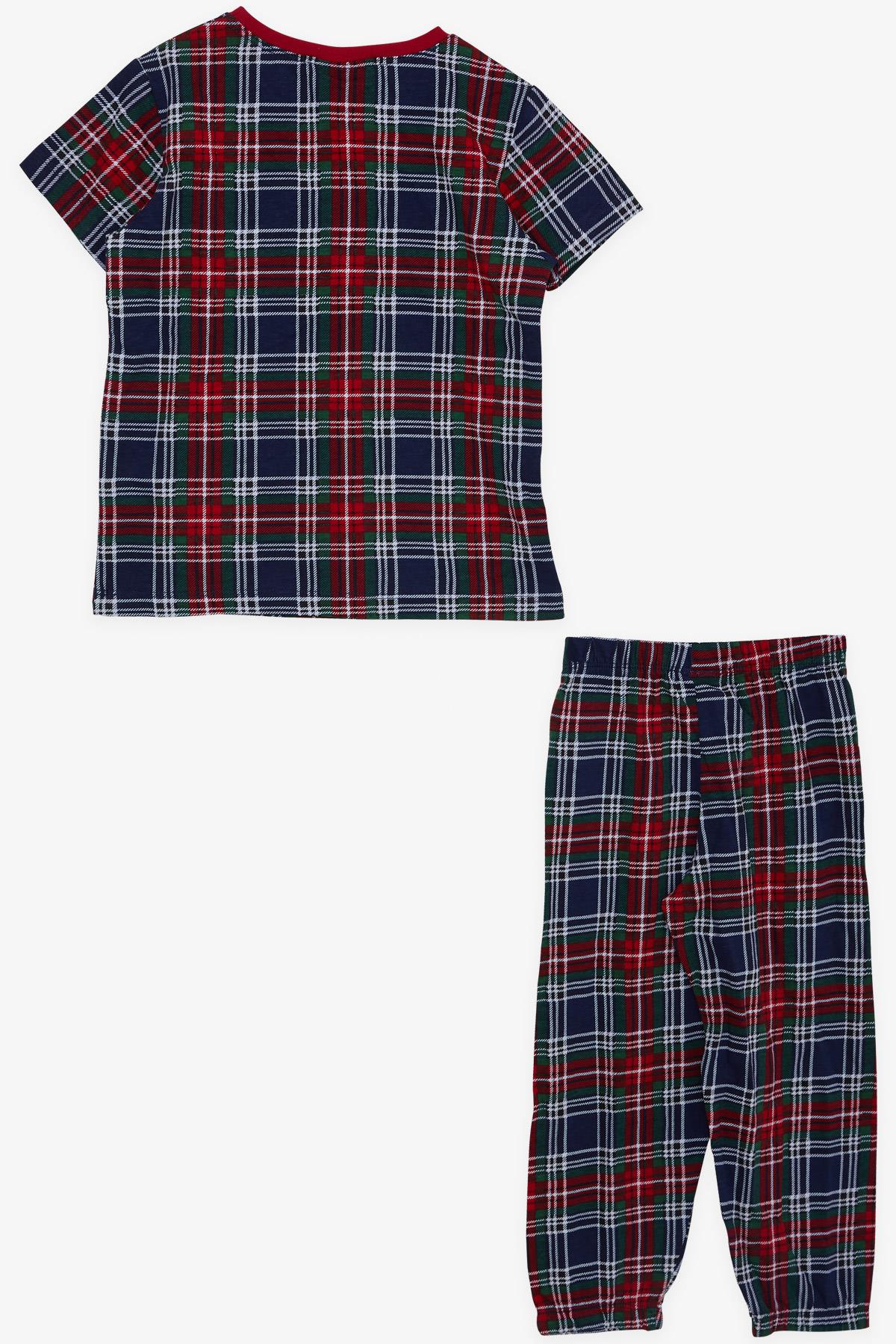 Breeze Erkek Çocuk Pijama Takımı Ekose Desenli Karışık Renk (4-8 Yaş)