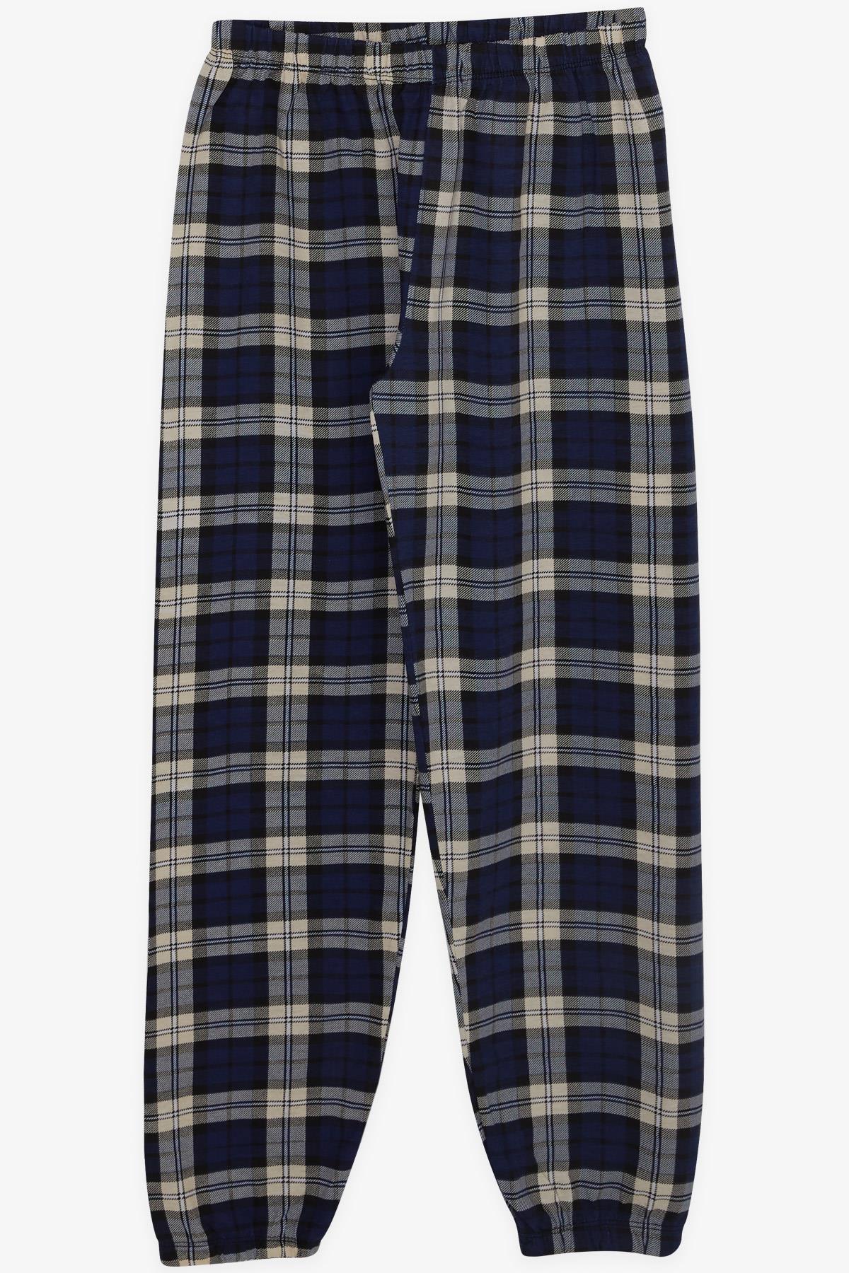 Breeze Erkek Çocuk Pijama Takımı Ekose Desenli Karışık Renk (9-14 Yaş)