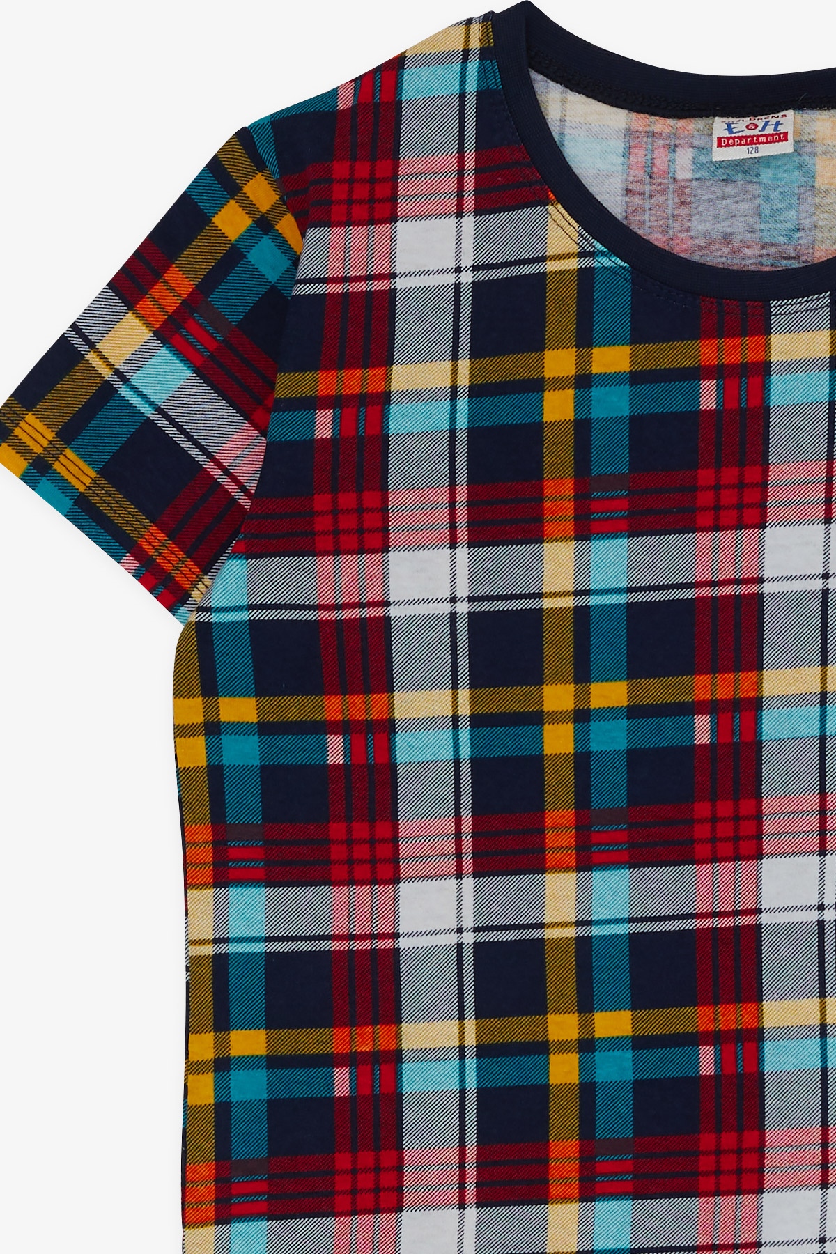 Breeze Erkek Çocuk Pijama Takımı Ekose Desenli Karışık Renk (4-8 Yaş)