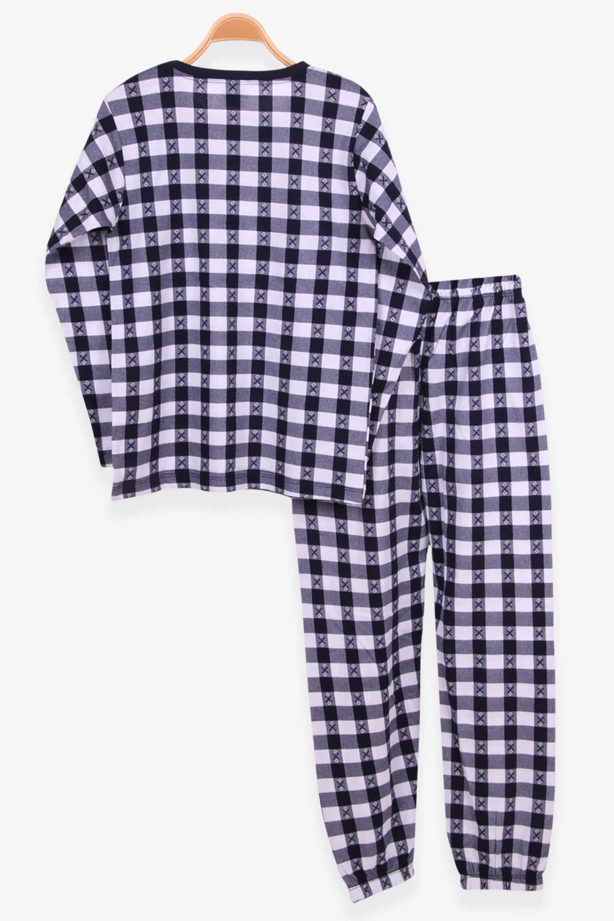 Breeze Erkek Çocuk Pijama Takımı Etnik Desenli Lacivert (9-14 Yaş)