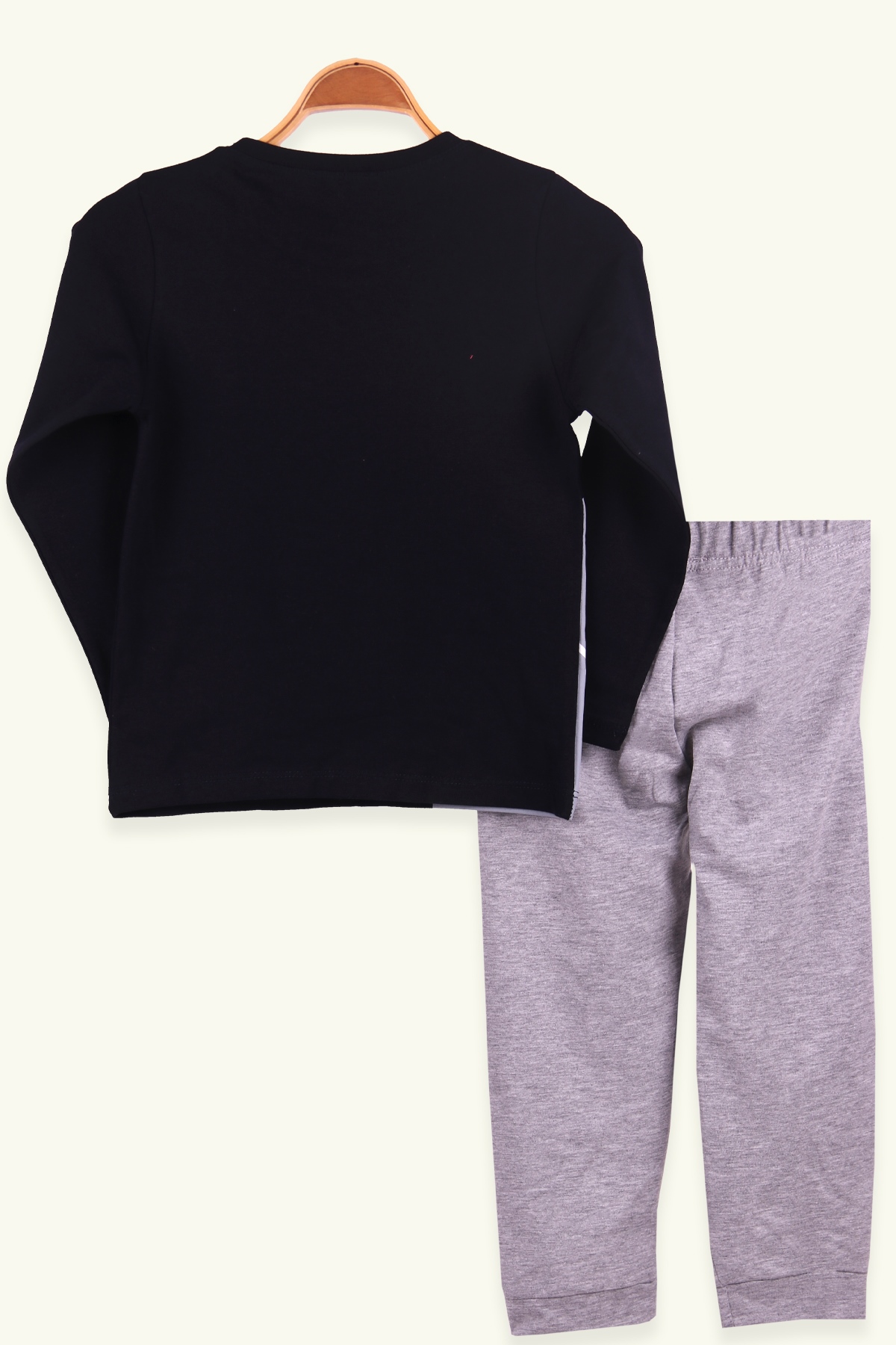 Breeze Erkek Çocuk Pijama Takımı Gergedan Baskılı Lacivert (3-7 Yaş)