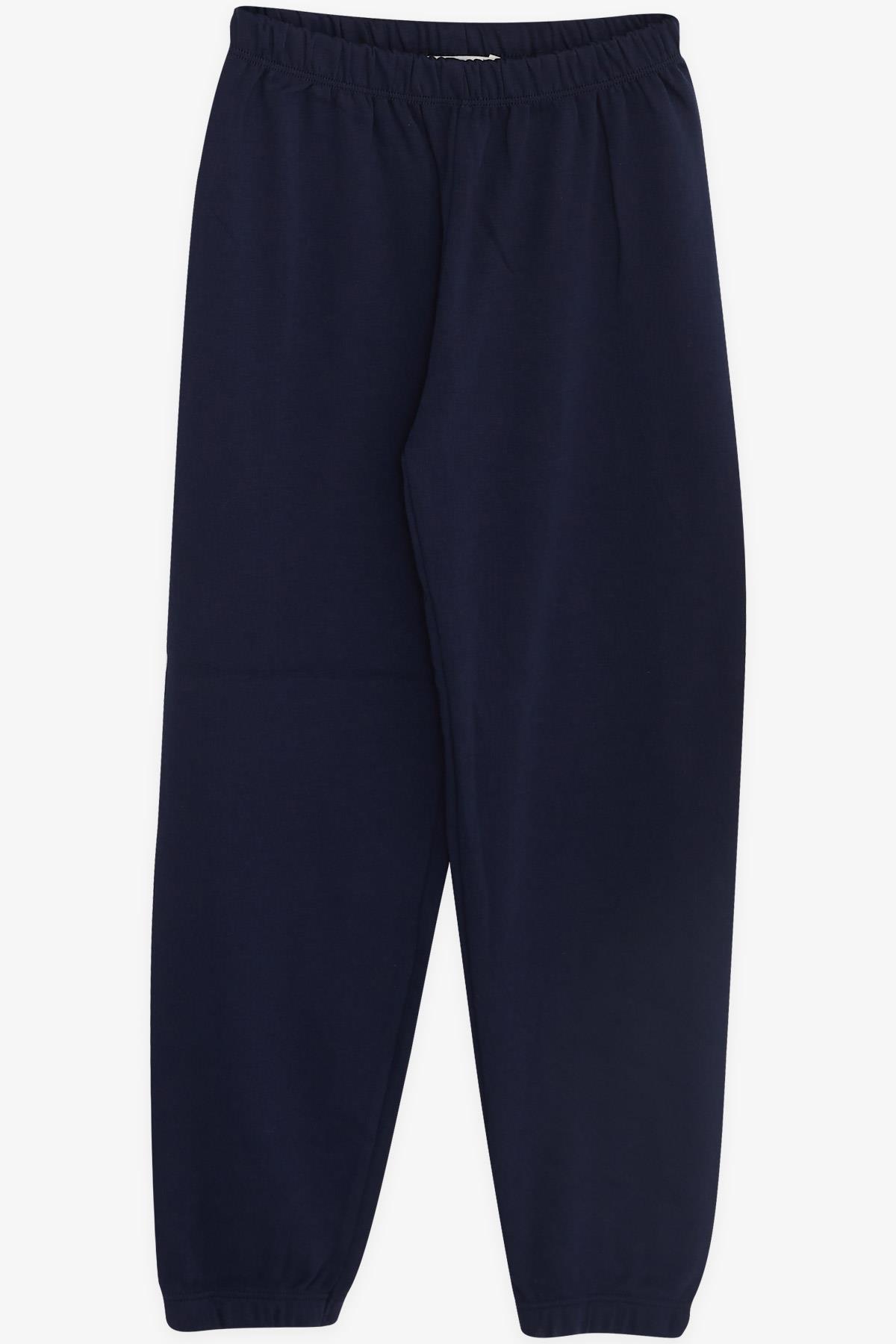 Breeze Erkek Çocuk Pijama Takımı Gezi Temalı Ayıcık Desenli Saks Mavisi (4-8 Yaş)