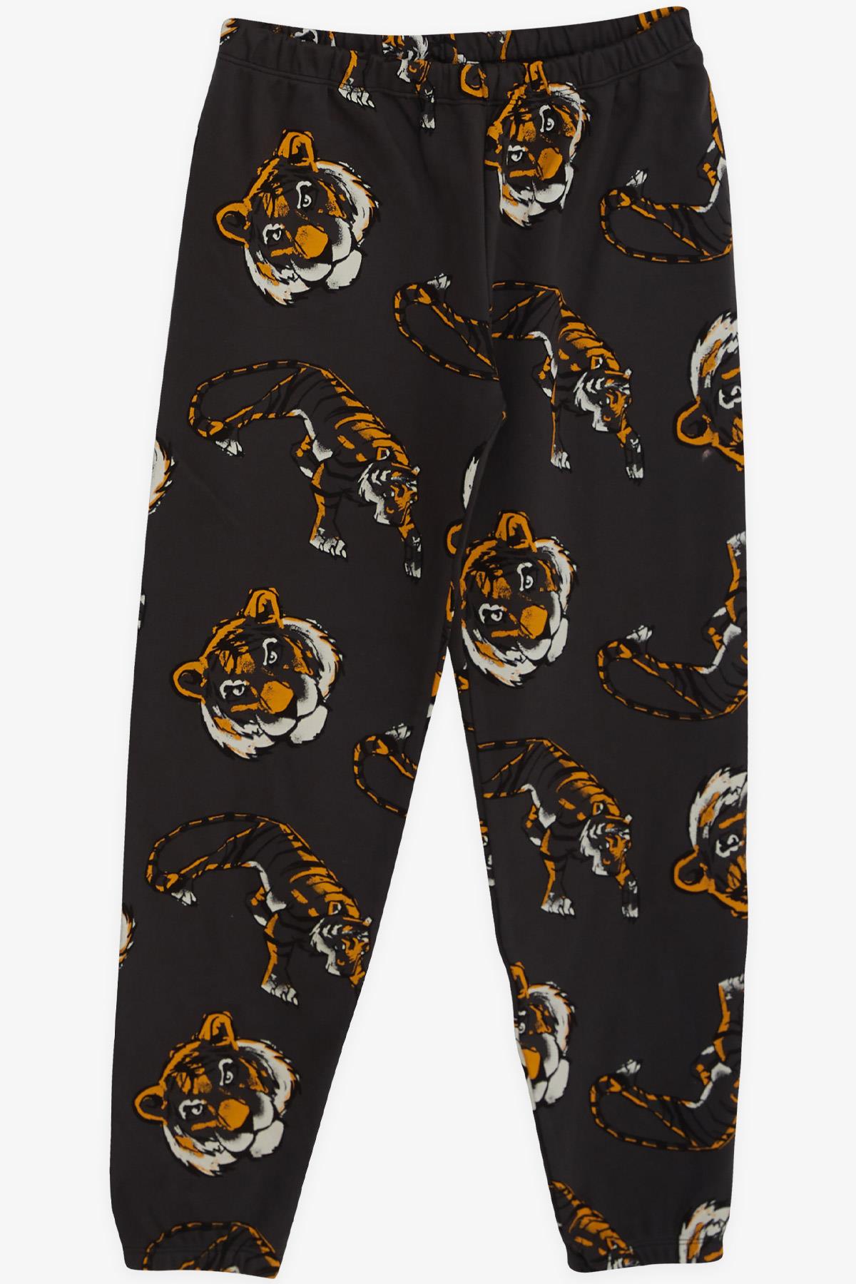 Breeze Erkek Çocuk Pijama Takımı Kaplancık Desenli Antrasit (9-12 Yaş)