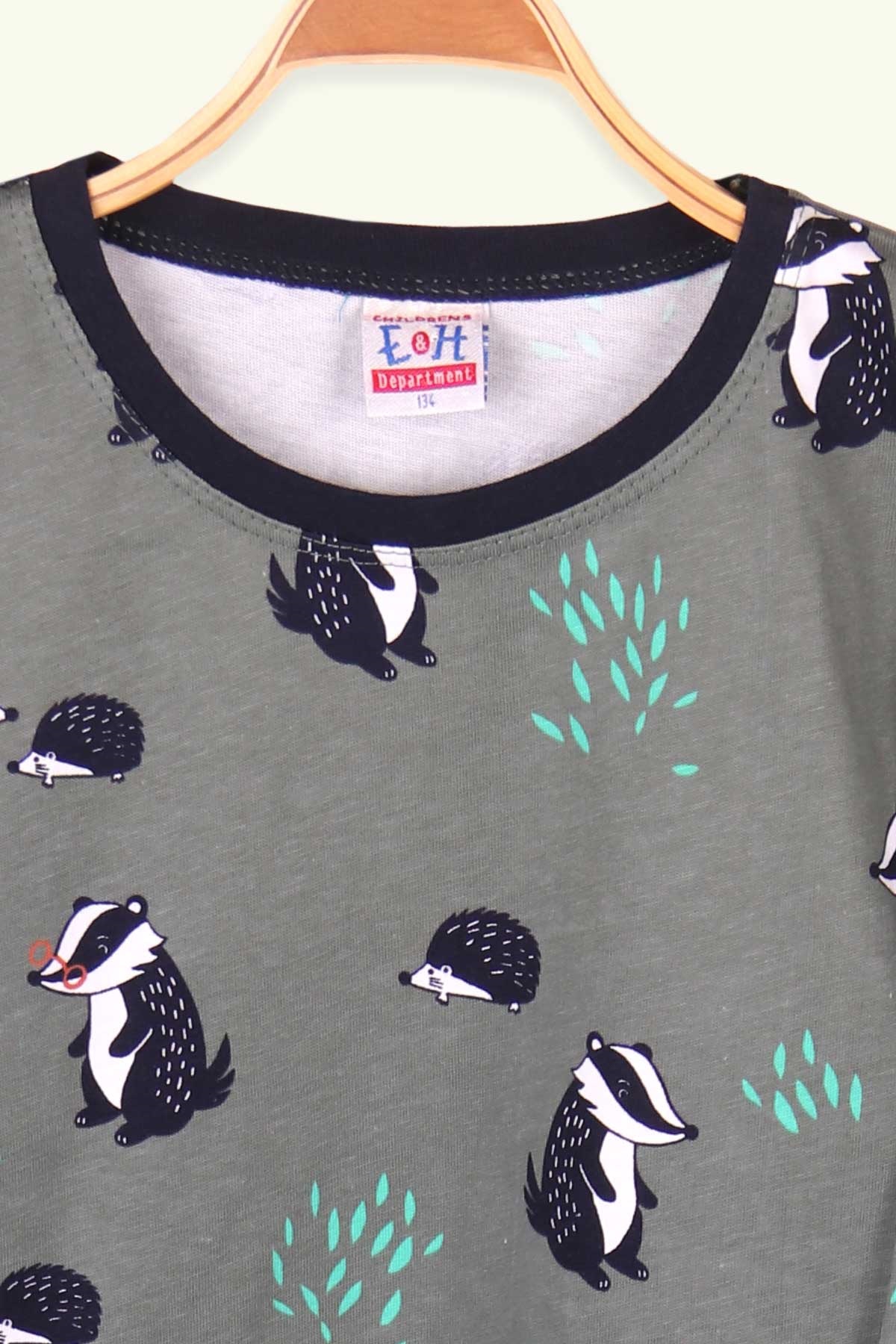 Breeze Erkek Çocuk Pijama Takımı Kokarca Desenli Yeşil (9-12 Yaş)