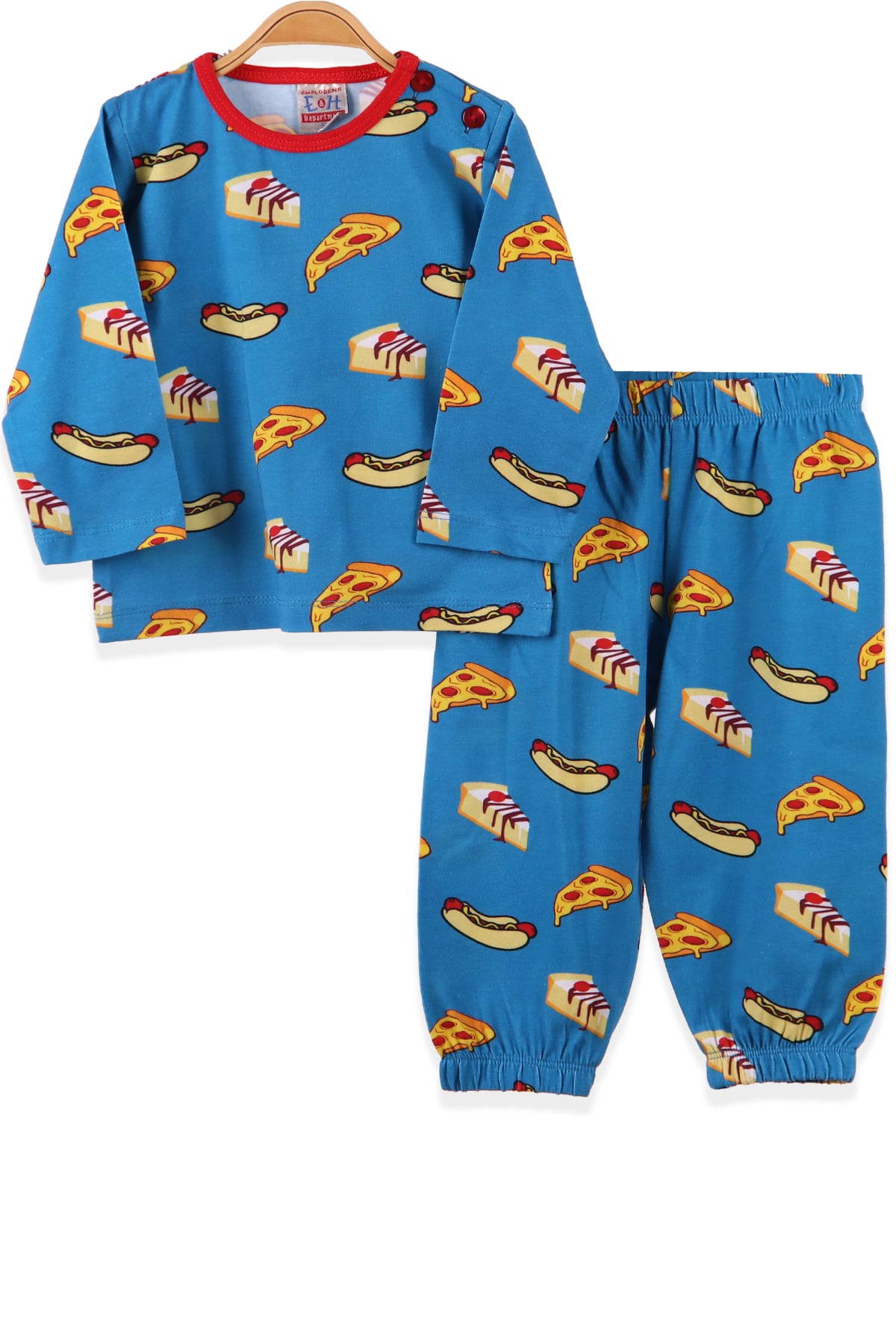 BREEZE Erkek Çocuk Pijama Takımı Mavi (1-4 Yaş)