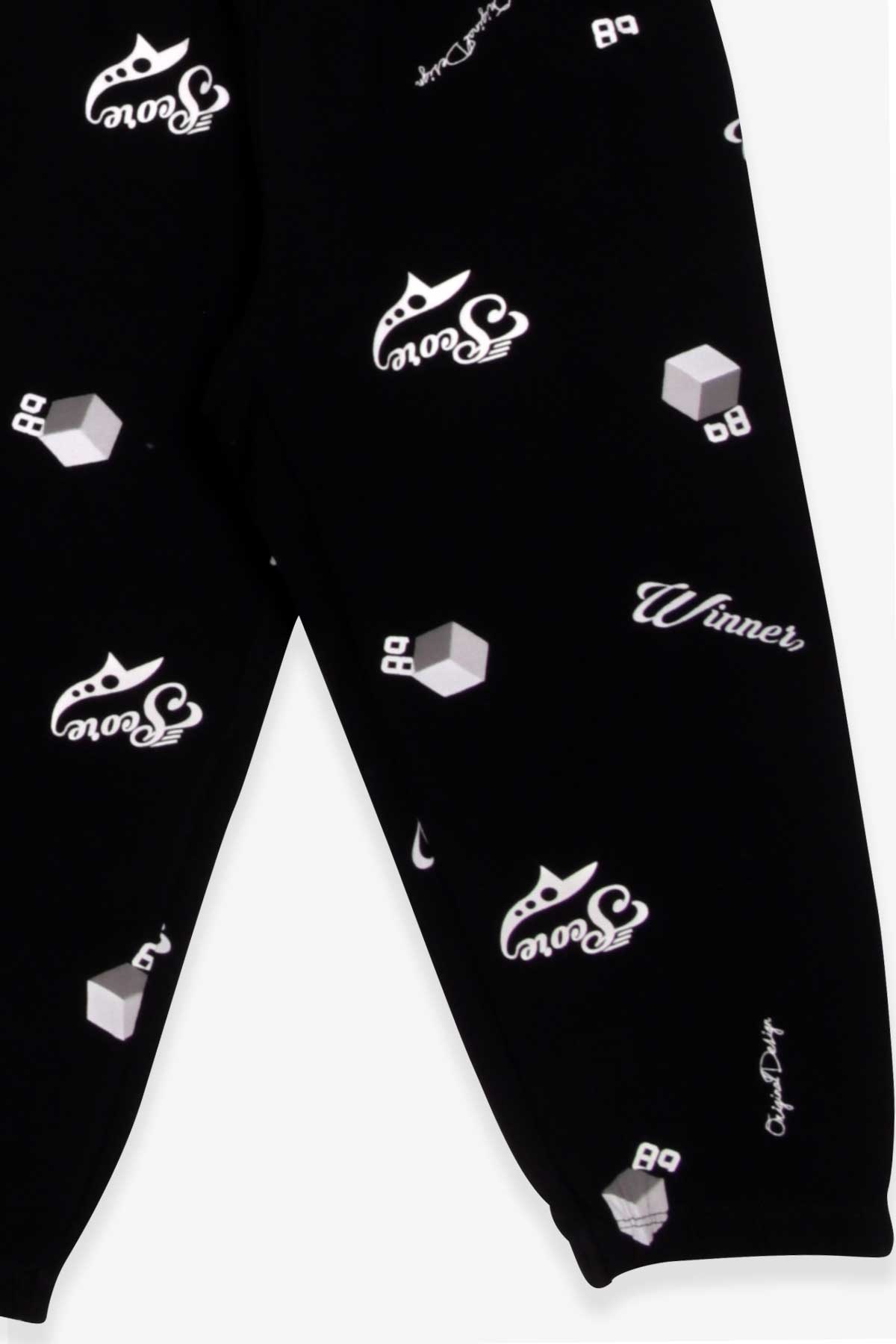 Breeze Erkek Çocuk Pijama Takımı Oyun Temalı Siyah (4-8 Yaş)