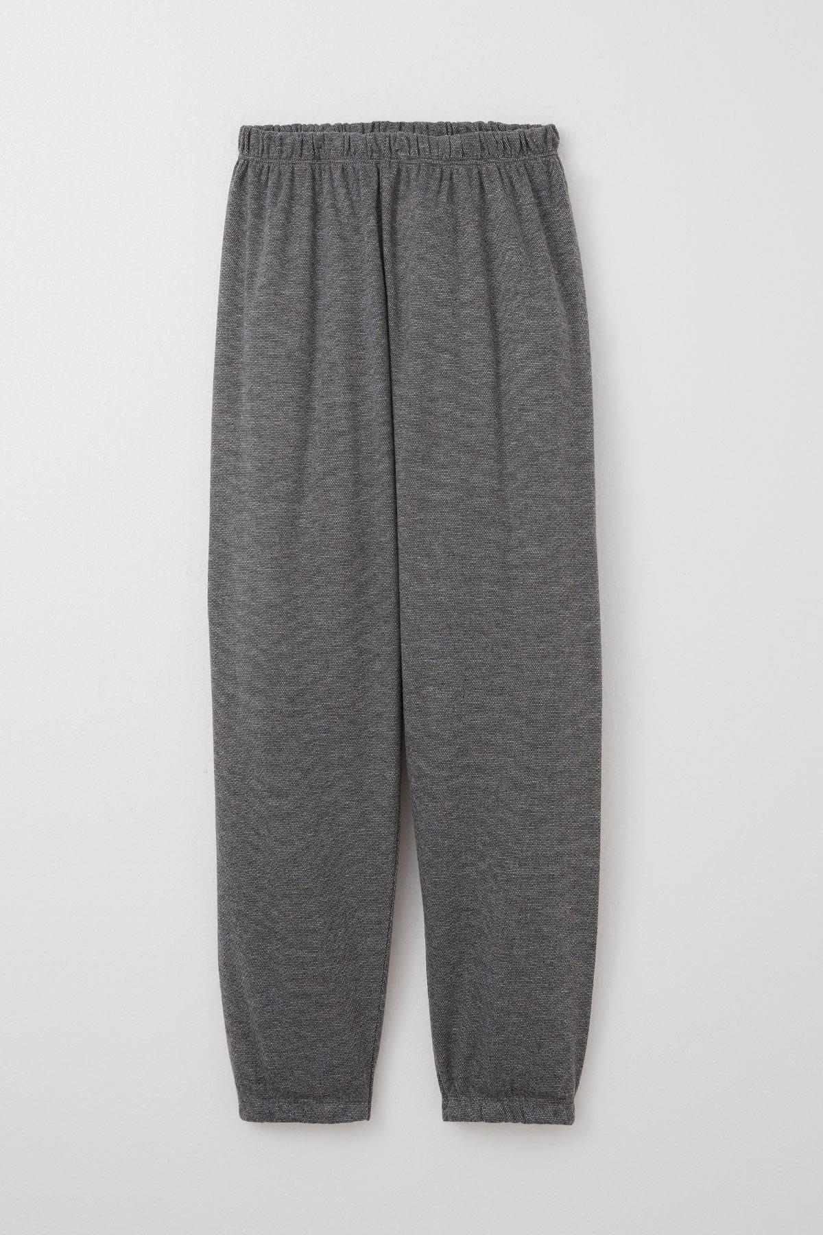 Breeze Erkek Çocuk Pijama Takımı Uykucu Sevimli Bebek Ayıcık Nakışlı Koyu Gri Melanj (4-8 Yaş)