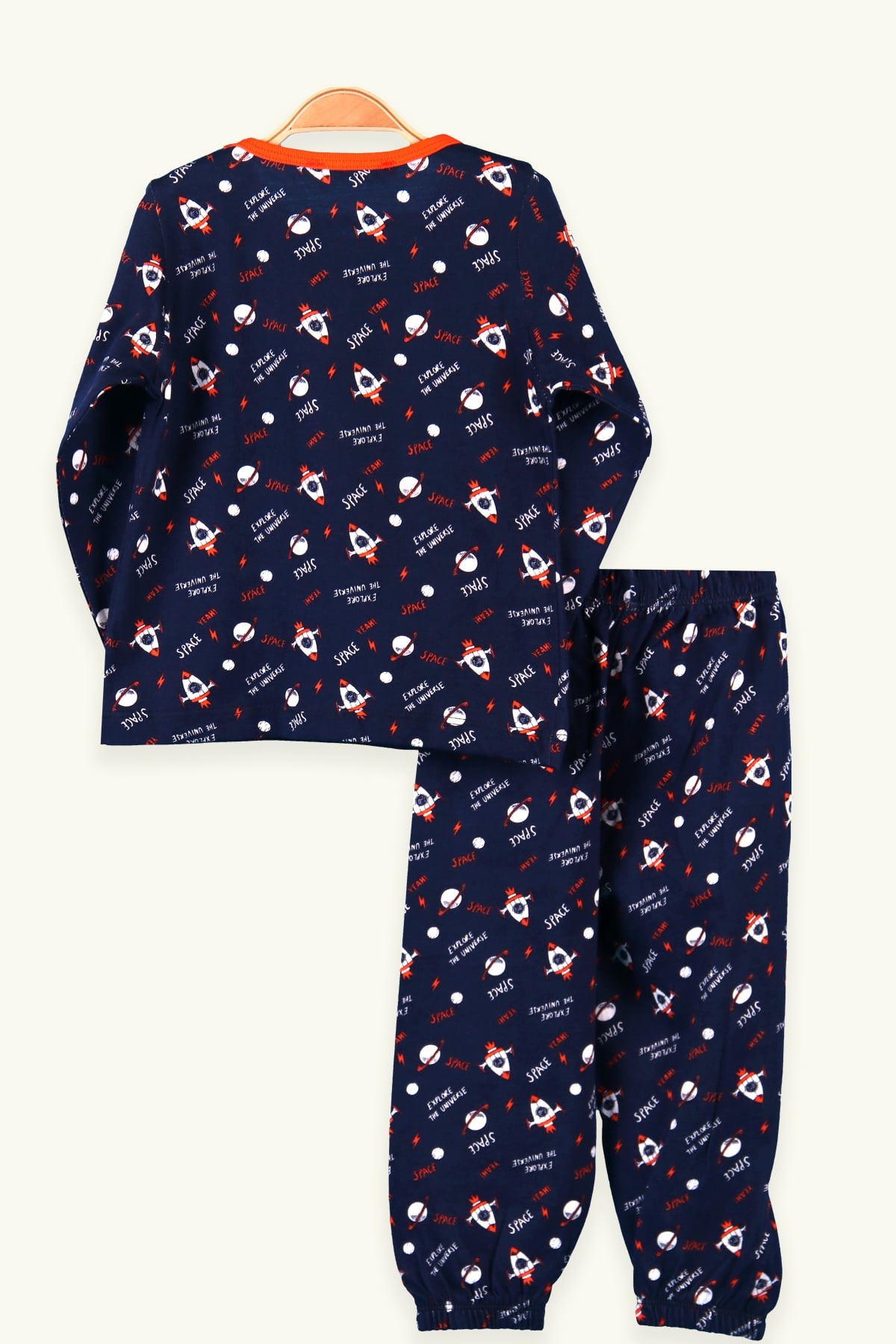 Breeze Erkek Çocuk Pijama Takımı Uzaylı Lacivert (2-6 Yaş)