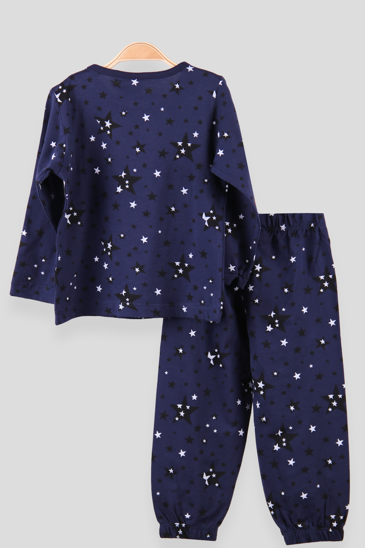 Breeze Erkek Çocuk Pijama Takımı Yıldızlı Lacivert (2-6 Yaş)