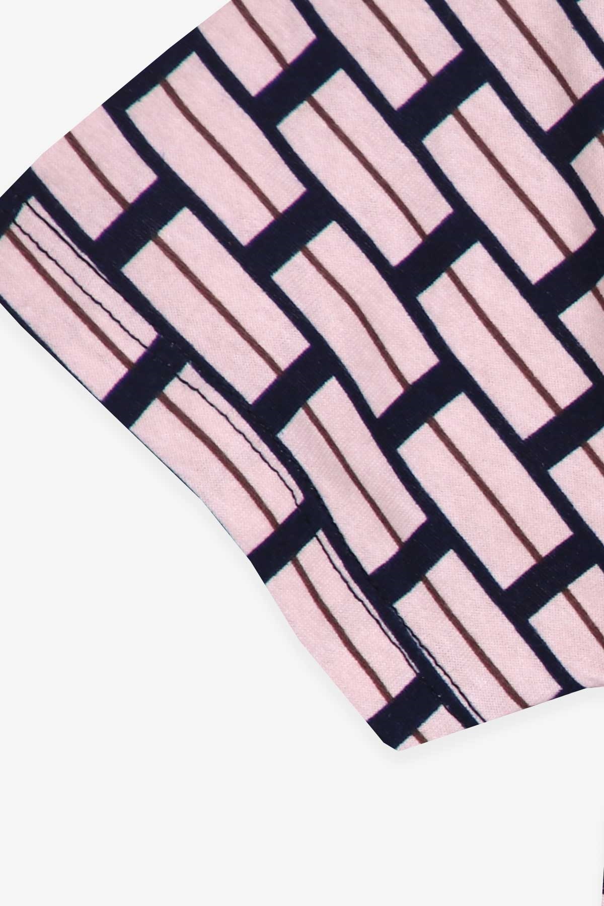 Breeze Erkek Çocuk Şortlu Pijama Takımı Desenli Bej (6-12 Yaş)