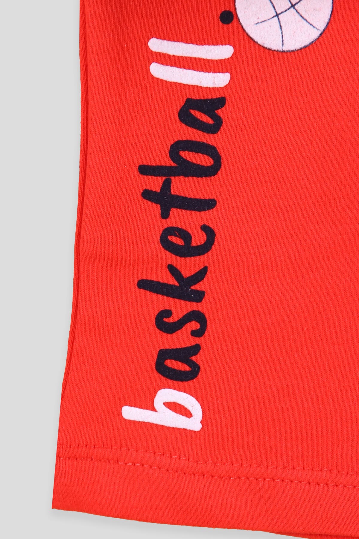 Breeze Erkek Çocuk Şortlu Takım Basketball Baskılı Turuncu (1-4 Yaş)