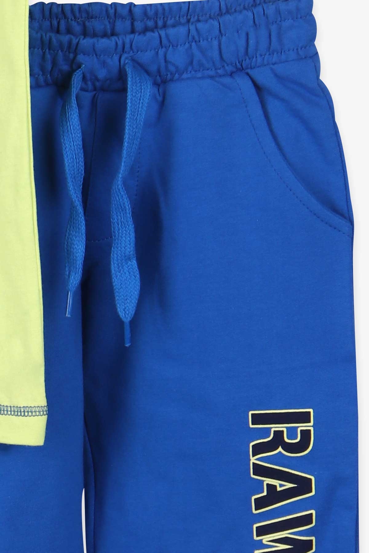 Breeze Erkek Çocuk Şortlu Takım Baskılı Fıstık Yeşili (5-10 Yaş)