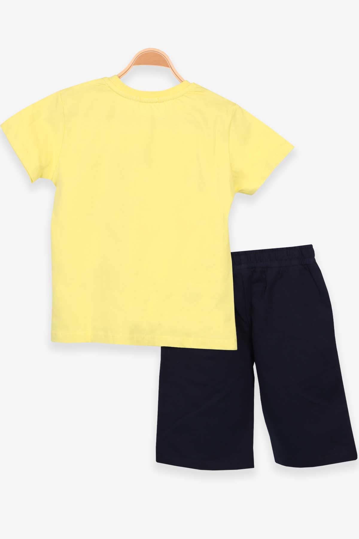 Breeze Erkek Çocuk Şortlu Takım Baskılı Sarı (5-10 Yaş)