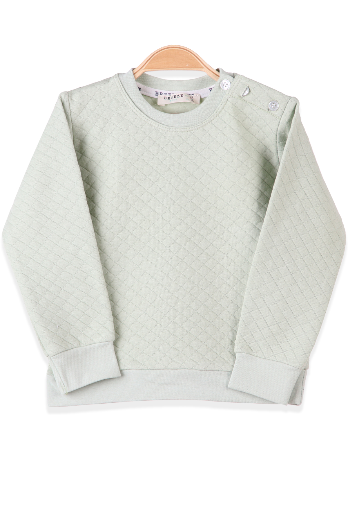 BREEZE Erkek Çocuk Sweat Desenli Yeşil (1.5-5 Yaş)