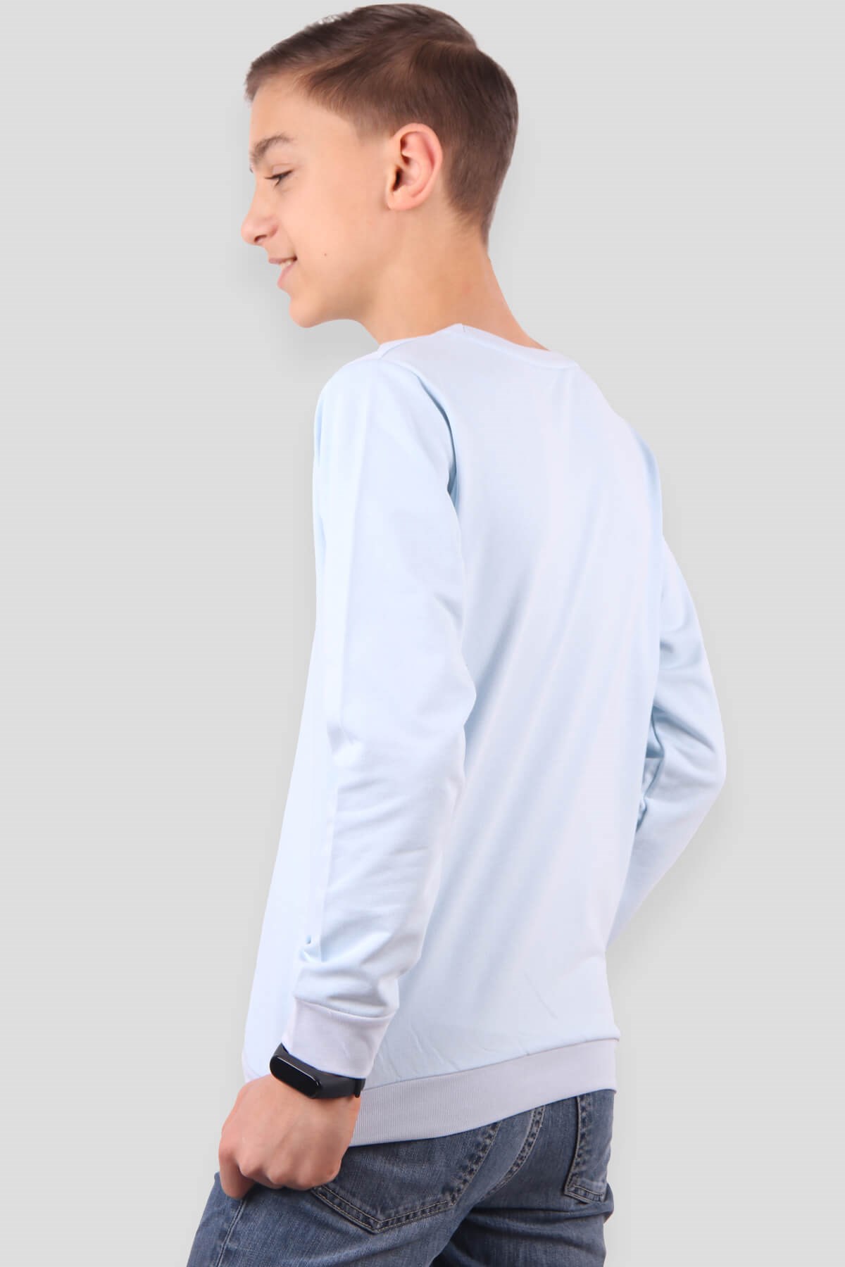 Breeze Erkek Çocuk Sweatshirt  Turkuaz (5-10 Yaş)
