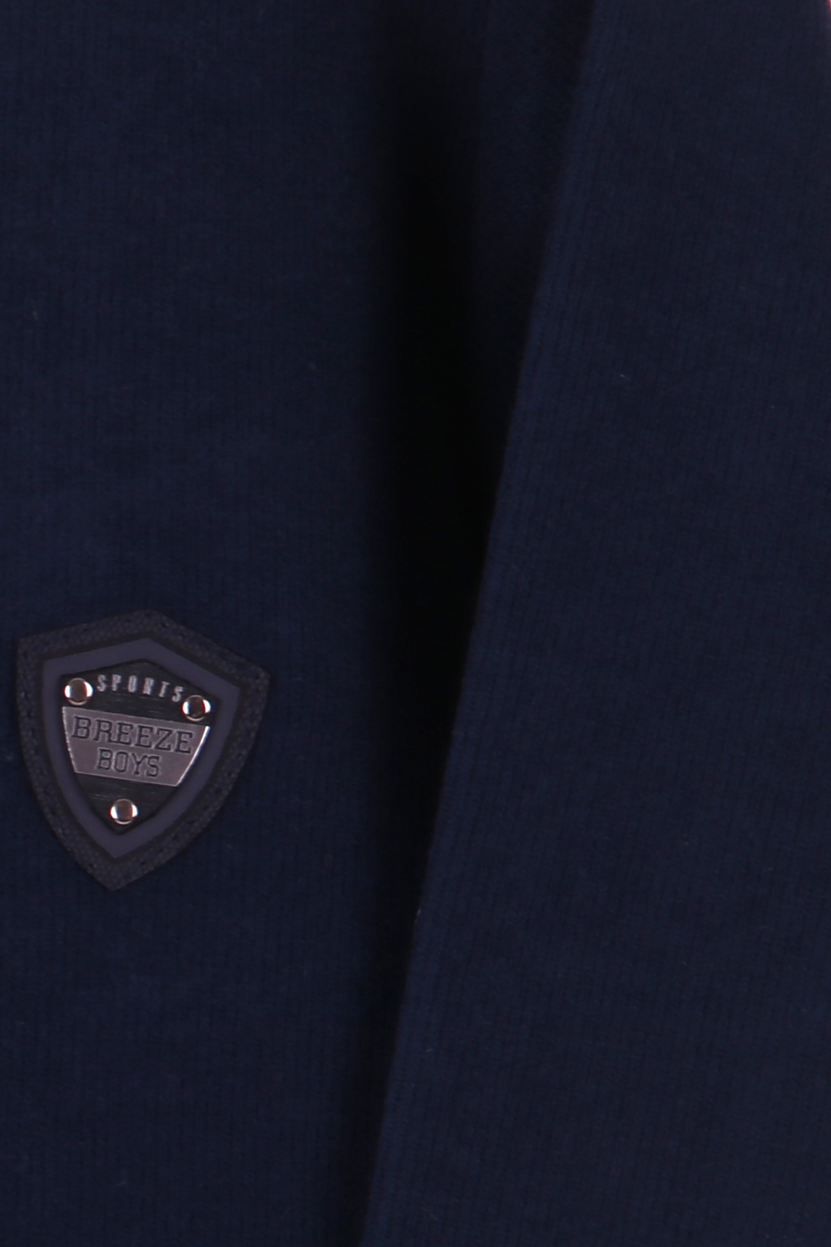 Breeze Erkek Çocuk Sweatshirt Basic Breeze Armalı Lacivert (8-14 Yaş)