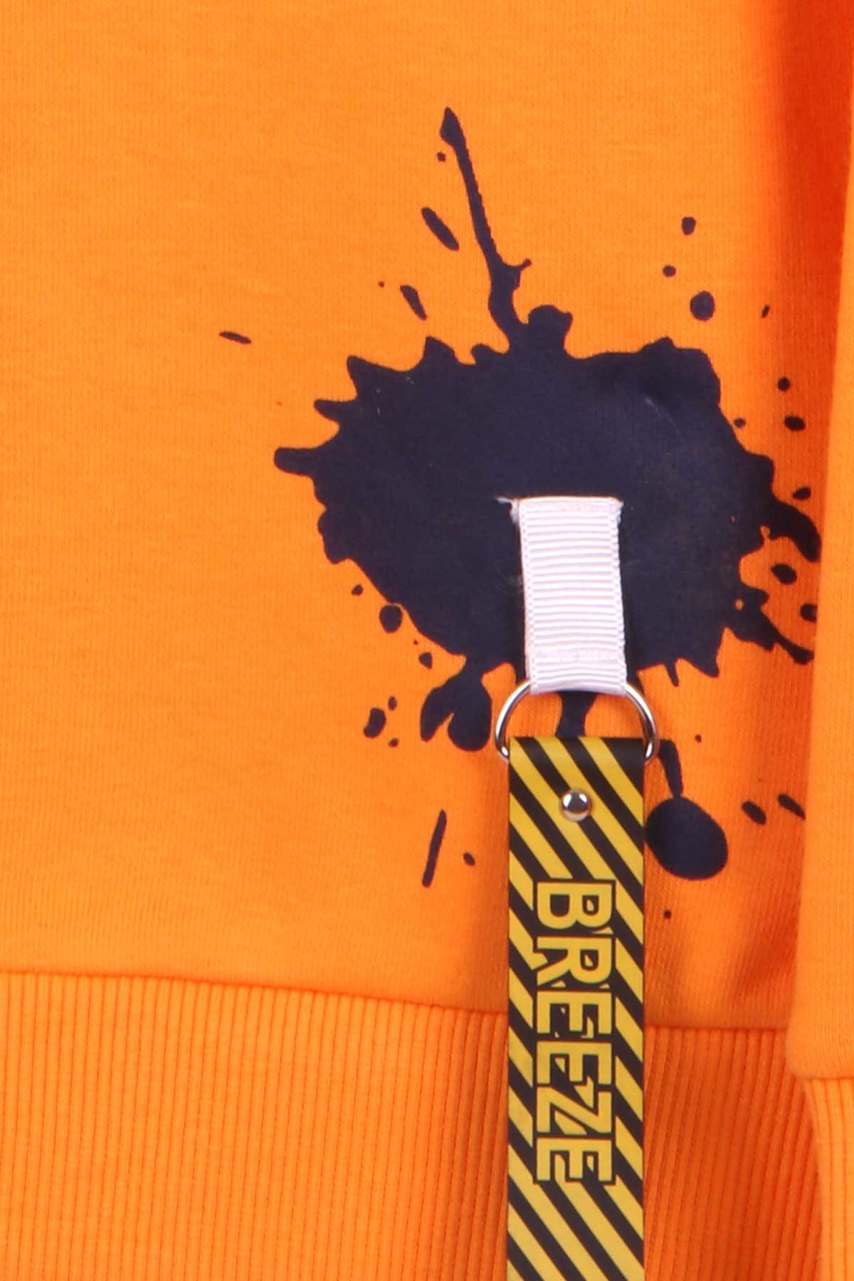 Breeze Erkek Çocuk Sweatshirt Baskılı Hardal Sarı (10-14 Yaş)