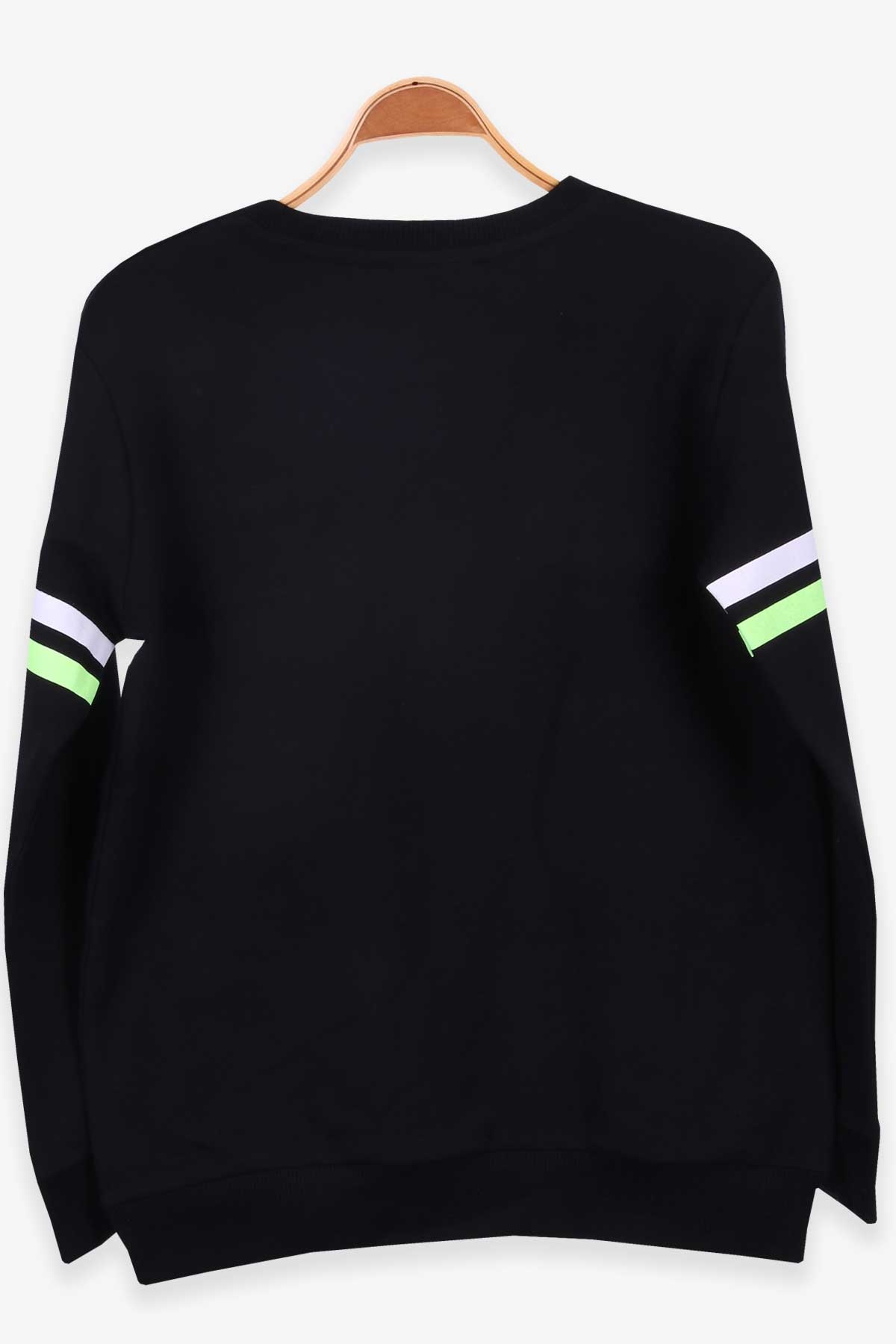 Breeze Erkek Çocuk Sweatshirt Baskılı Siyah (9-14 Yaş)