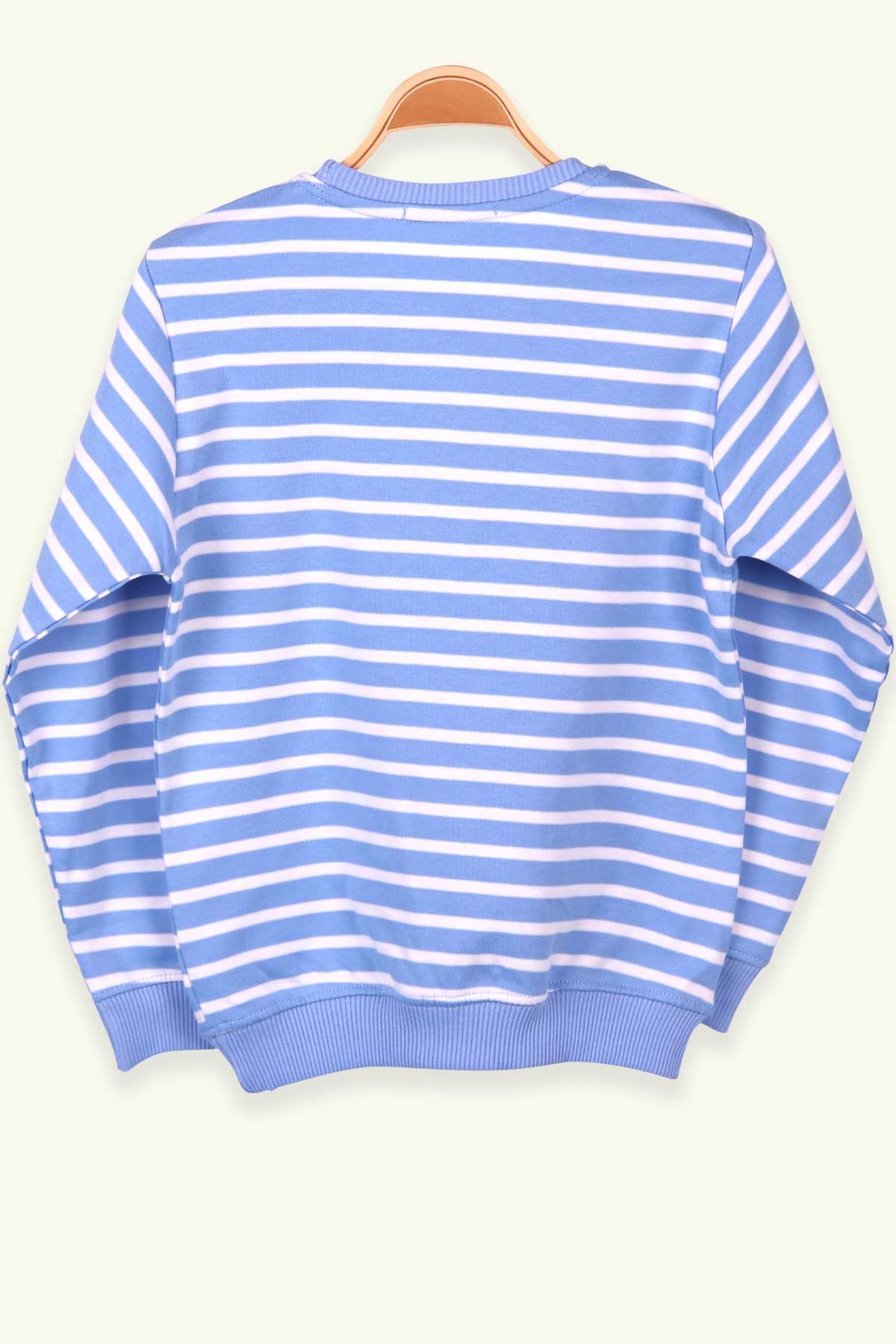 Breeze Erkek Çocuk Sweatshirt Baskılı Bebe Mavisi (5-10 Yaş)