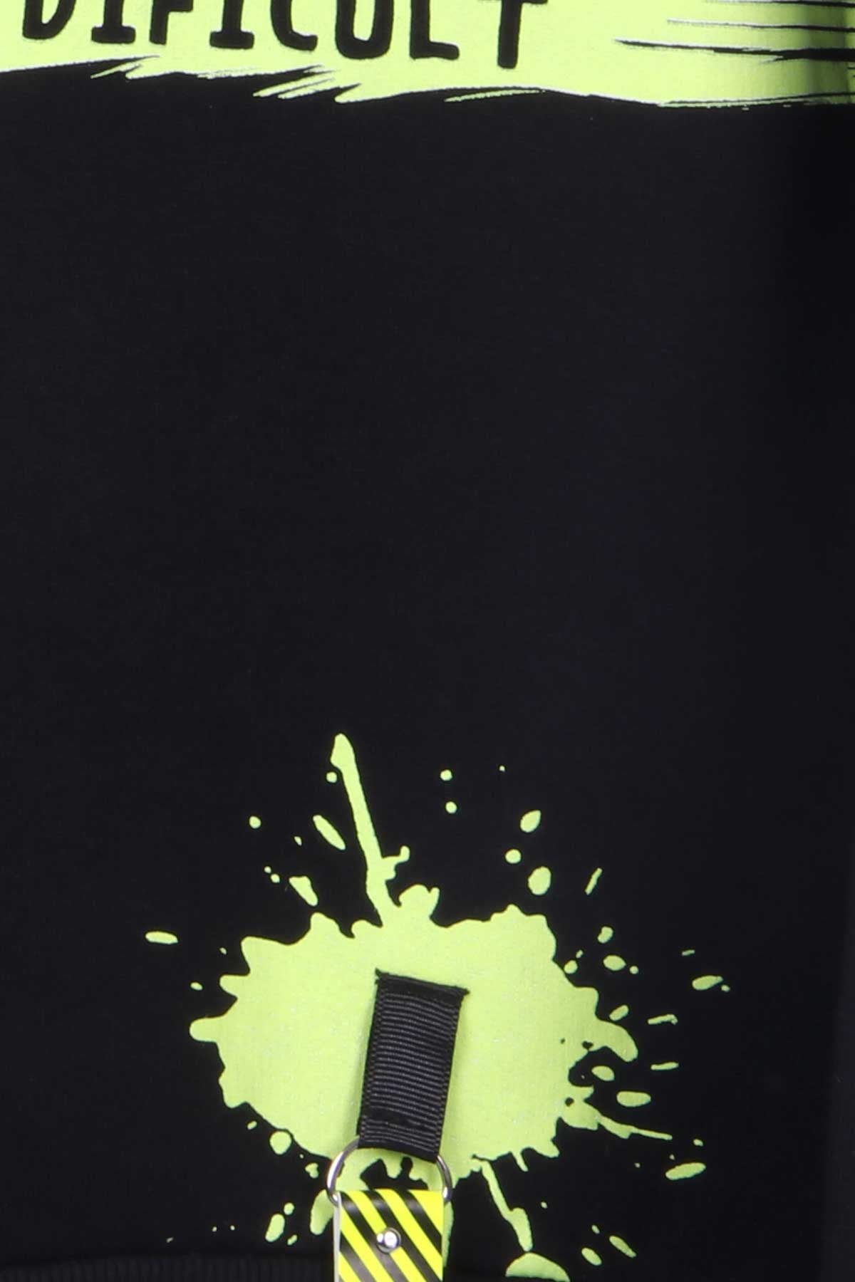 Breeze Erkek Çocuk Sweatshirt Baskılı Siyah (10-14 Yaş)