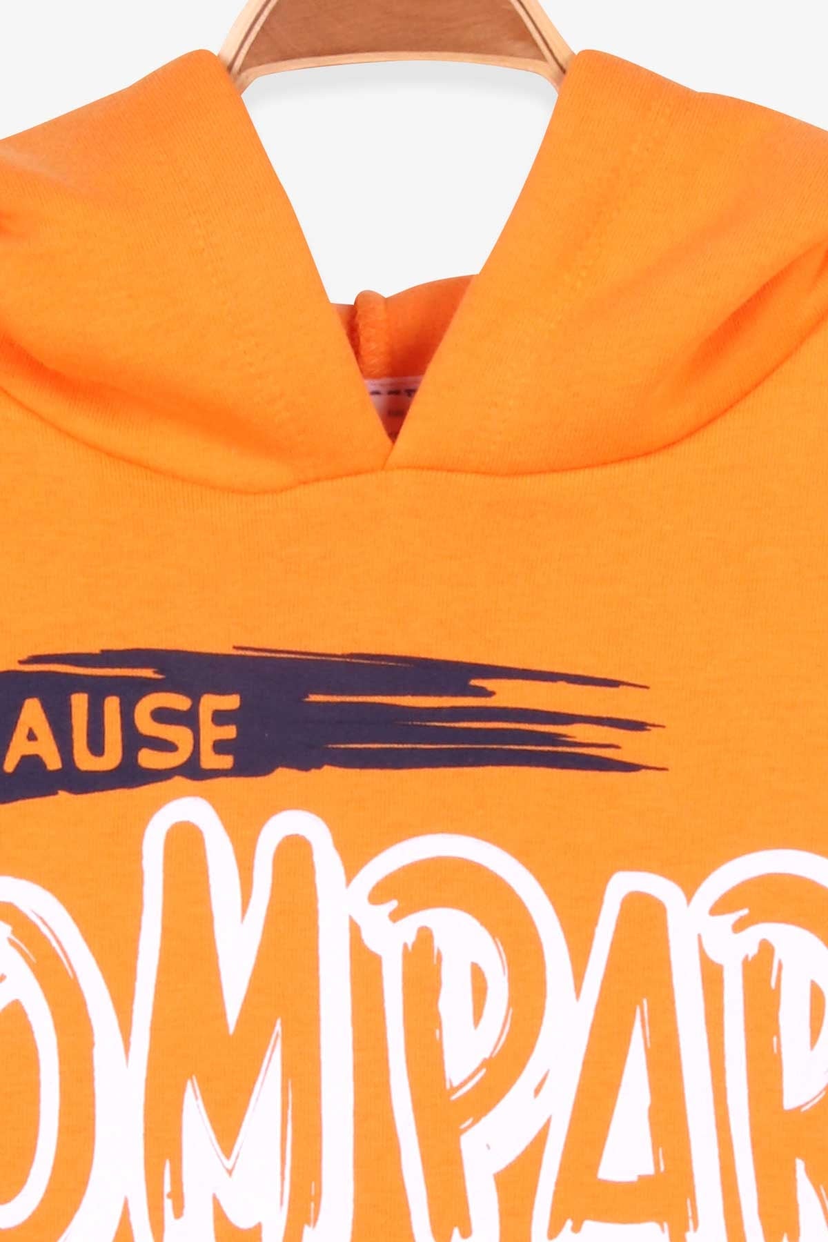 Breeze Erkek Çocuk Sweatshirt Baskılı Hardal Sarı (10-14 Yaş)