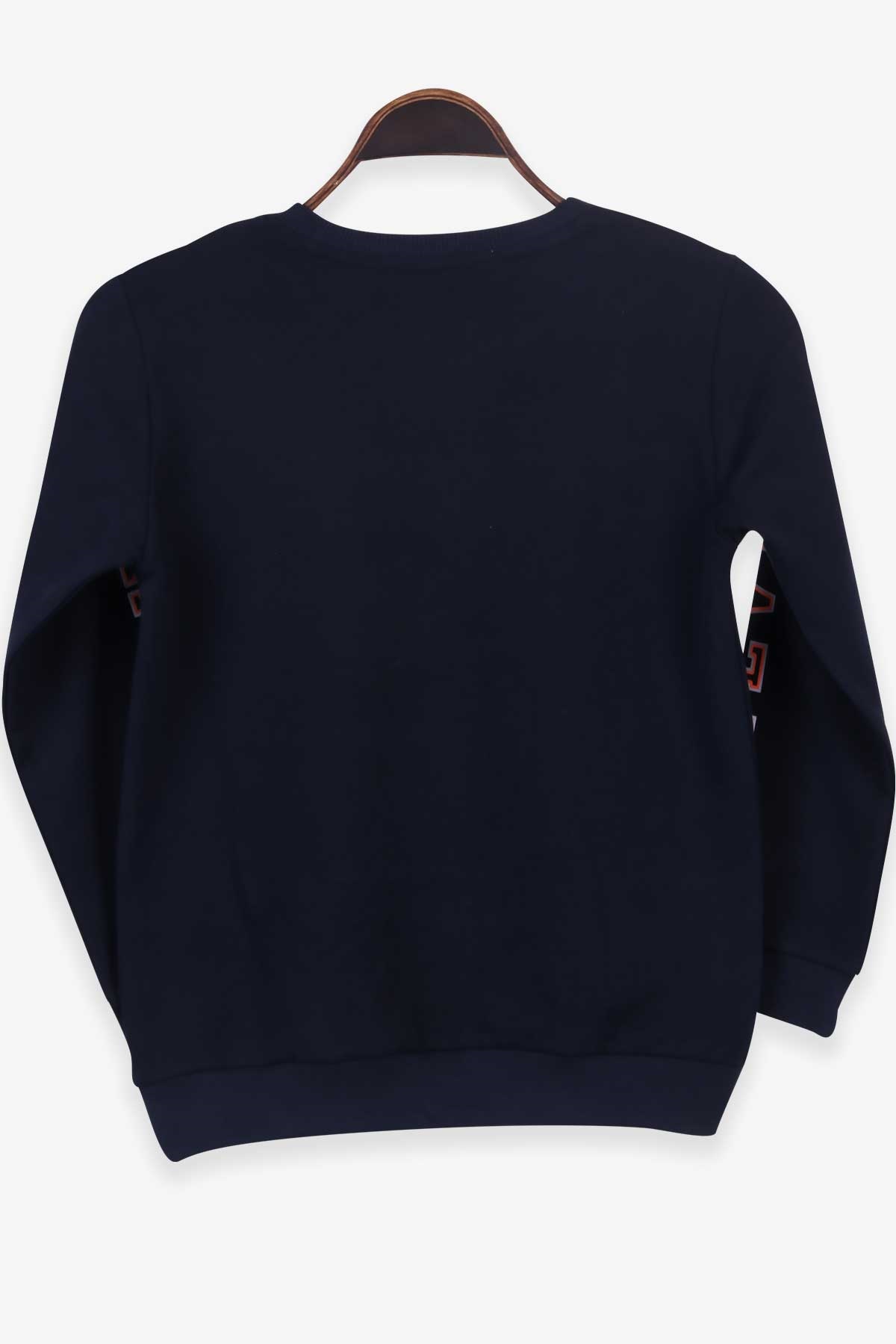 Breeze Erkek Çocuk Sweatshirt Baskılı Lacivert (9-14 Yaş)