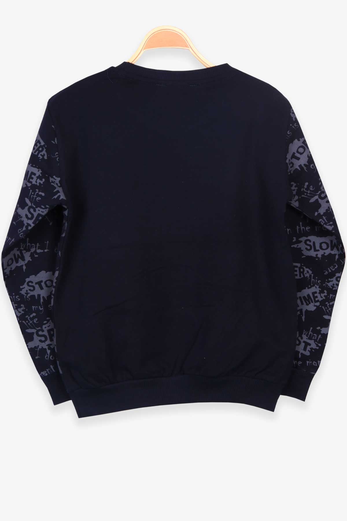 Breeze Erkek Çocuk Sweatshirt Baskılı Lacivert (8-14 Yaş)