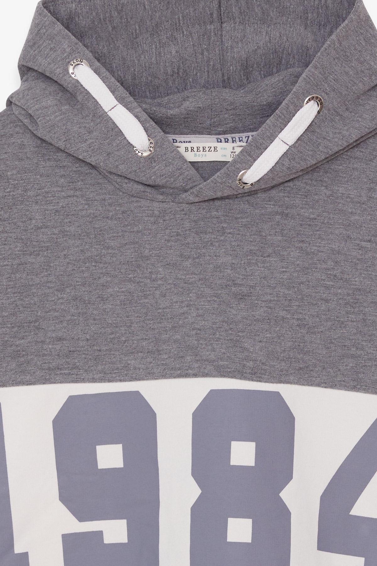 Breeze Erkek Çocuk Sweatshirt Baskılı Füme (8-14 Yaş)