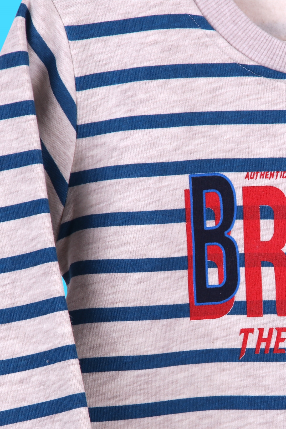 Breeze Erkek Çocuk Sweatshirt Baskılı Bej (5-10 Yaş)
