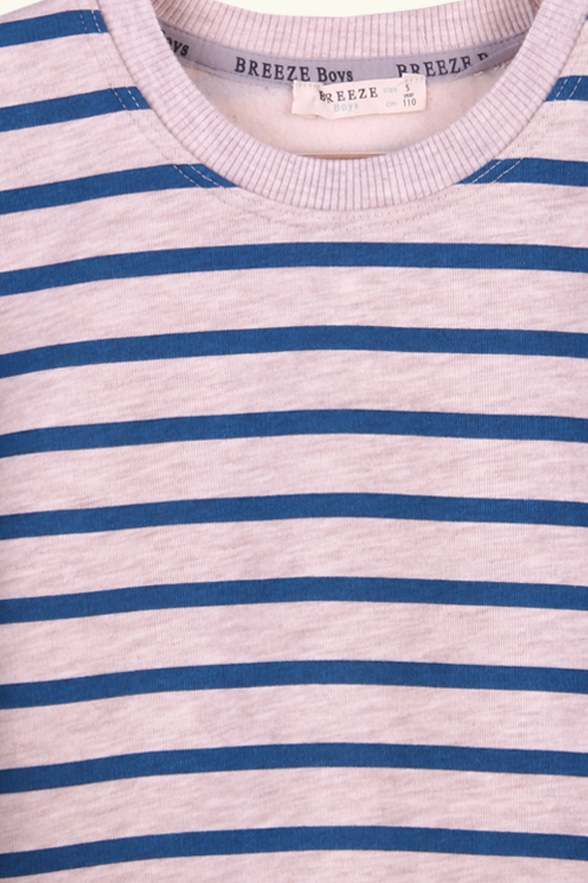 Breeze Erkek Çocuk Sweatshirt Baskılı Bej (5-10 Yaş)