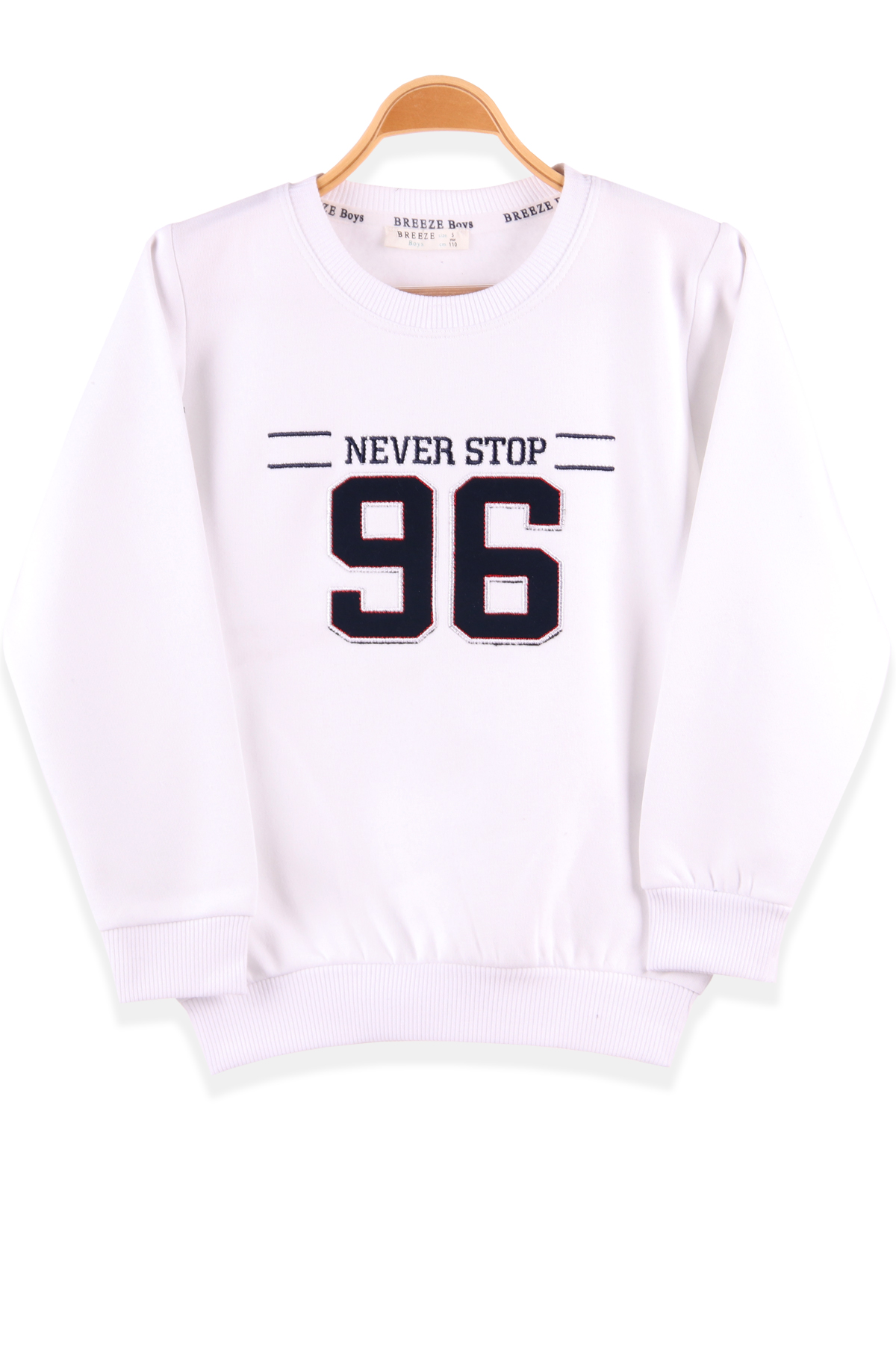 Breeze Erkek Çocuk Sweatshirt Beyaz (5-10 Yaş)