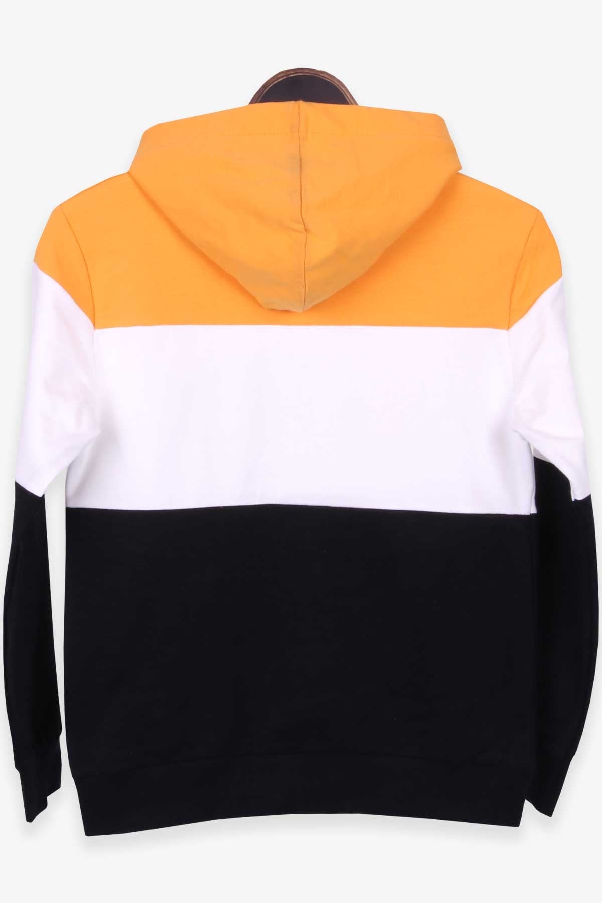 Breeze Erkek Çocuk Sweatshirt Blok Desenli Hardal Sarı (9-14 Yaş)