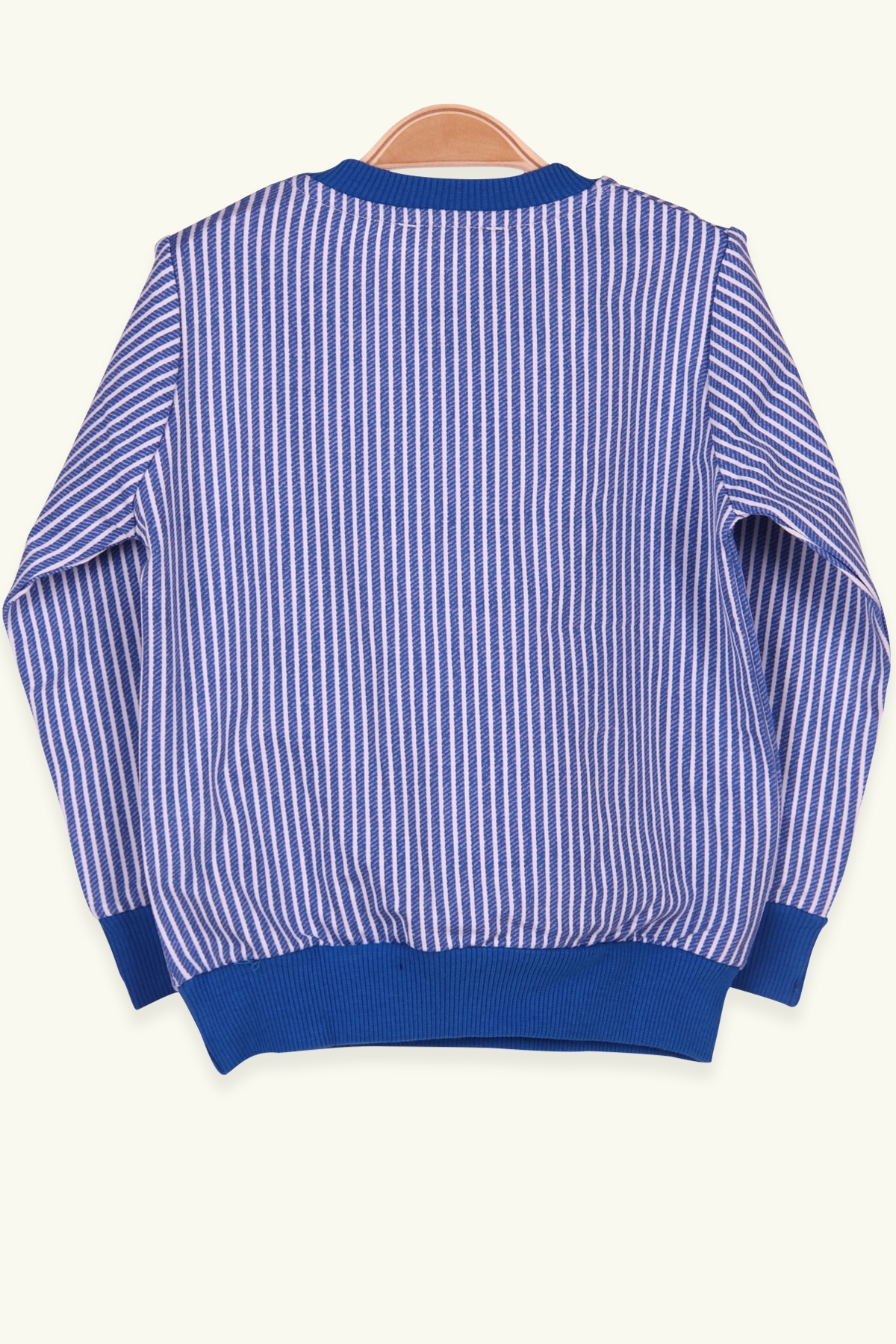 Breeze Erkek Çocuk Sweatshirt Çizgili Mavi (2-6 Yaş)