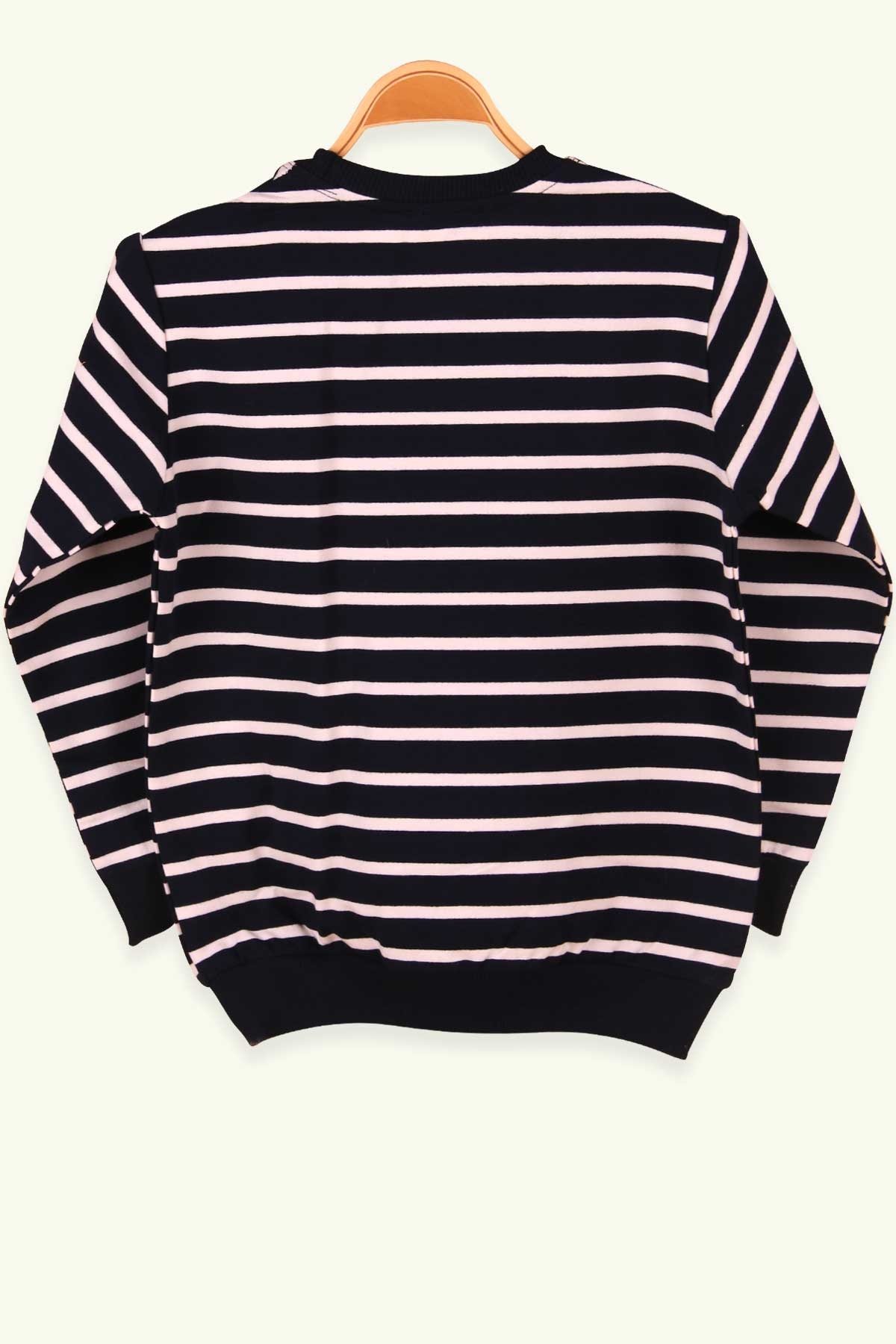 Breeze Erkek Çocuk Sweatshirt Çizgili Lacivert (5-9 Yaş)