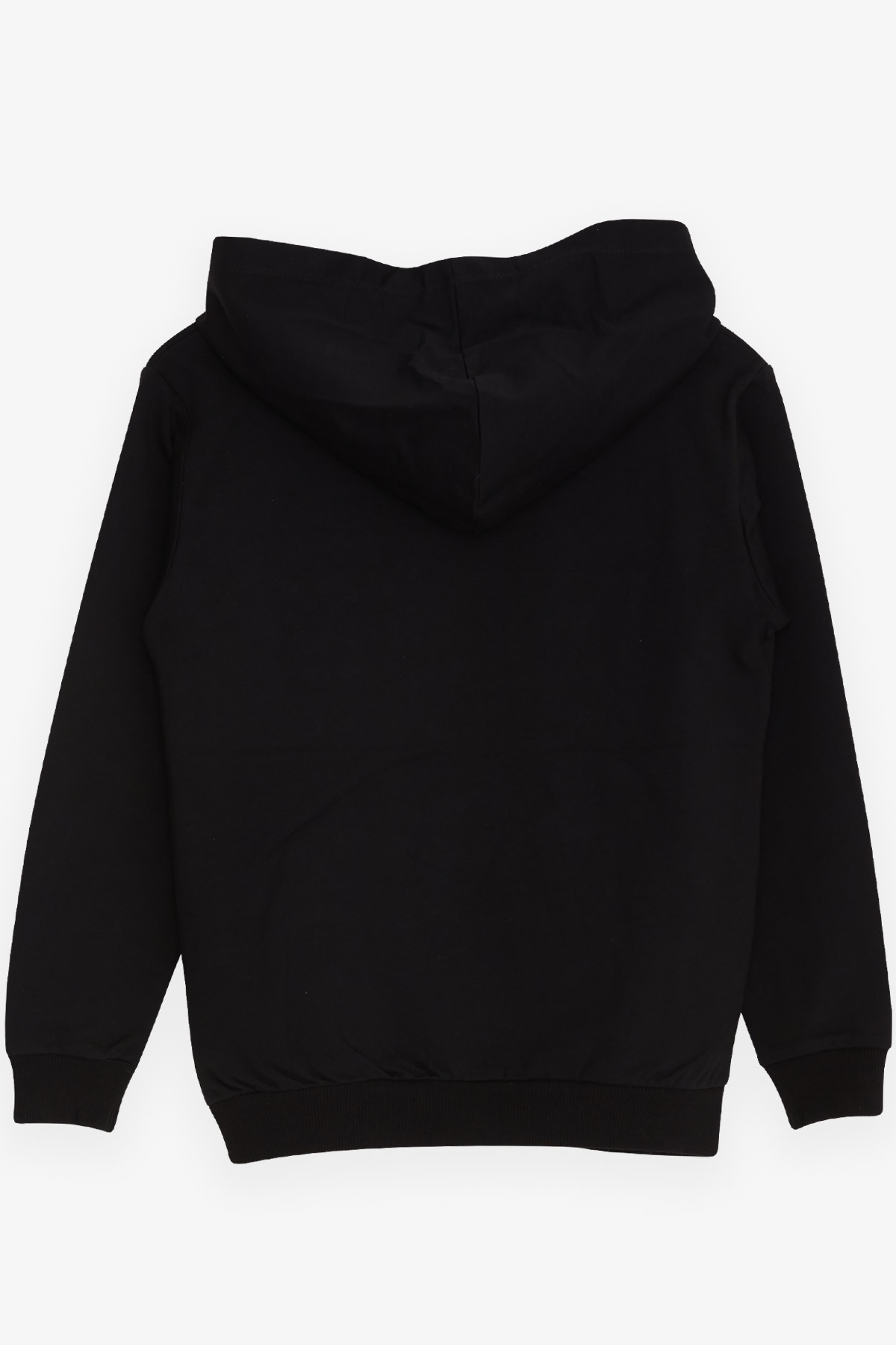 Breeze Erkek Çocuk Sweatshirt Desenli Nakışlı Siyah (6-12 Yaş)