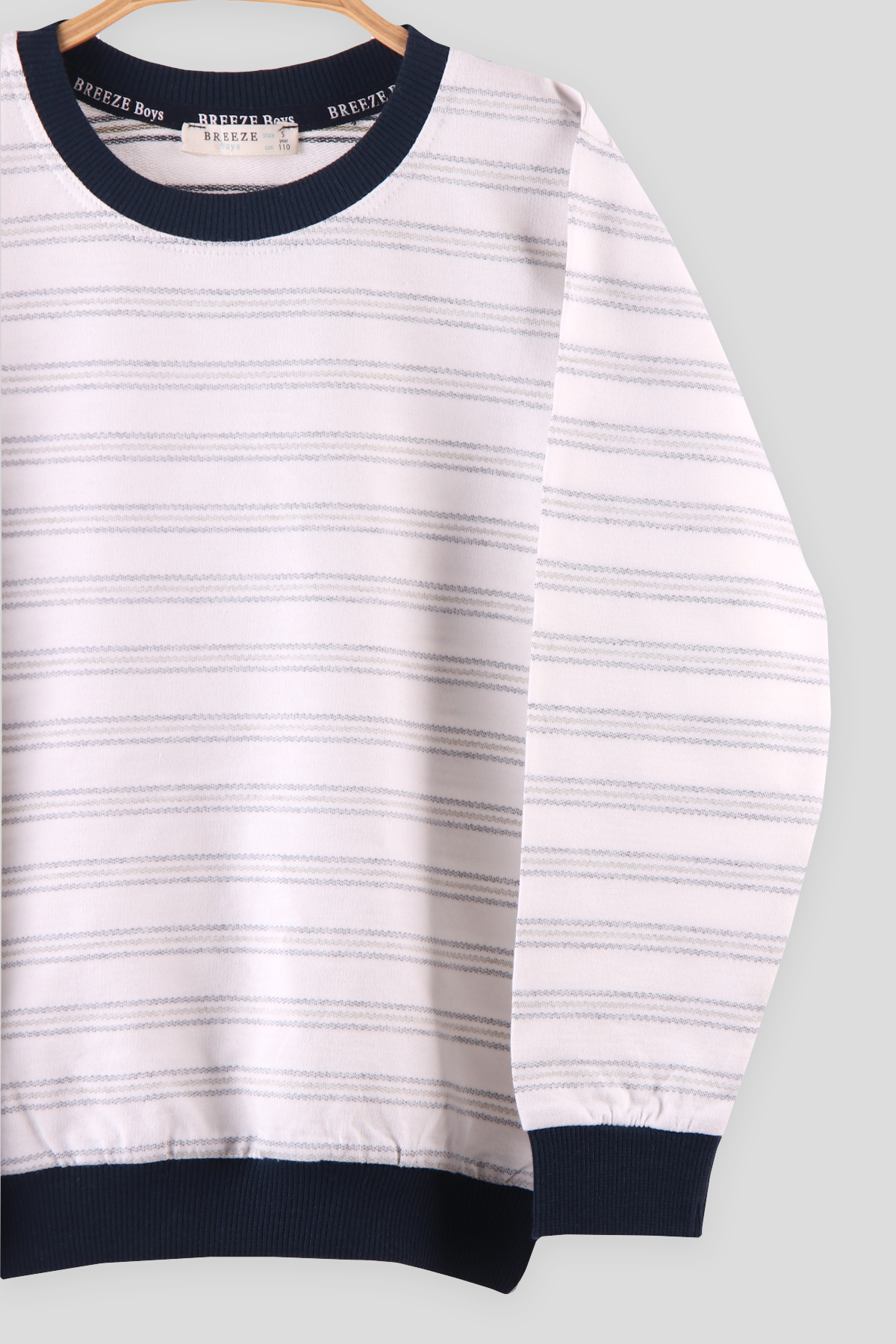Breeze Erkek Çocuk Sweatshirt Ekru (5-10 Yaş)