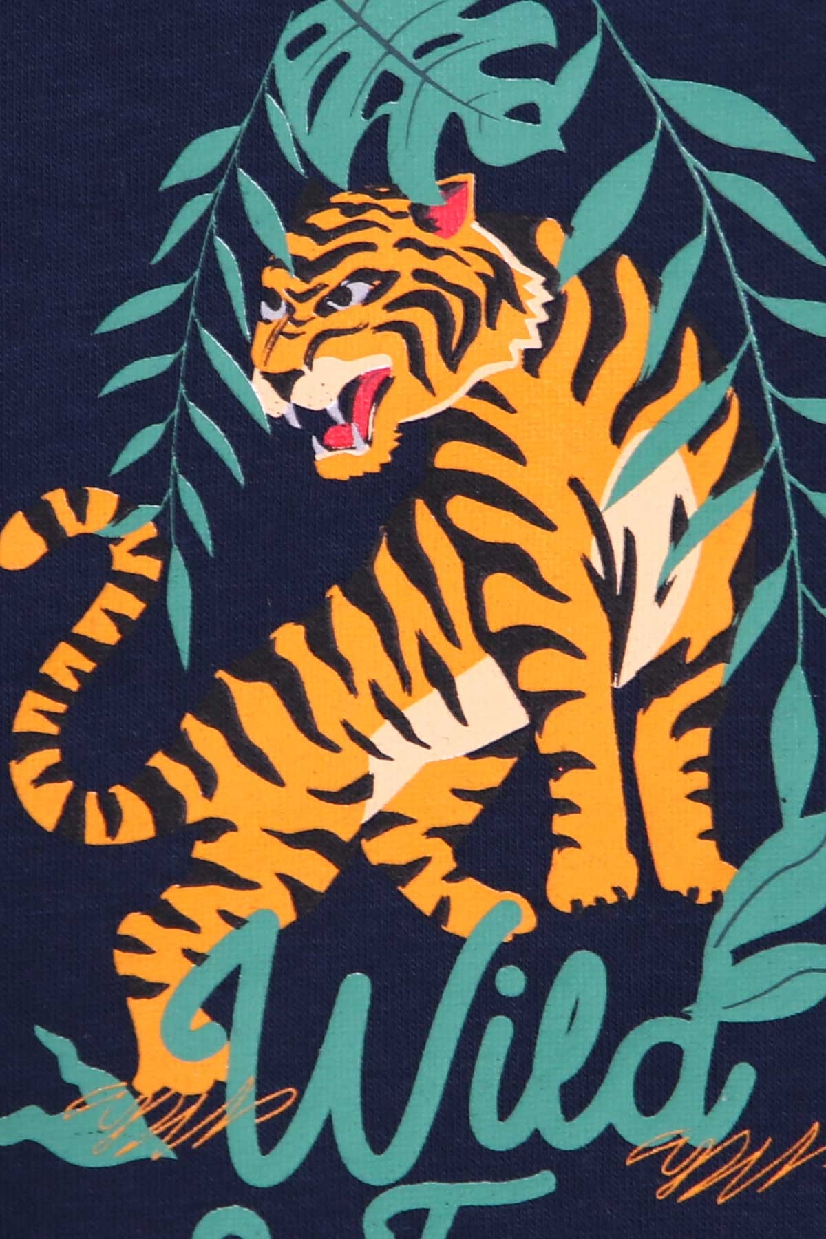 Breeze Erkek Çocuk Sweatshirt Jaguar Baskılı Lacivert (4-10 Yaş)