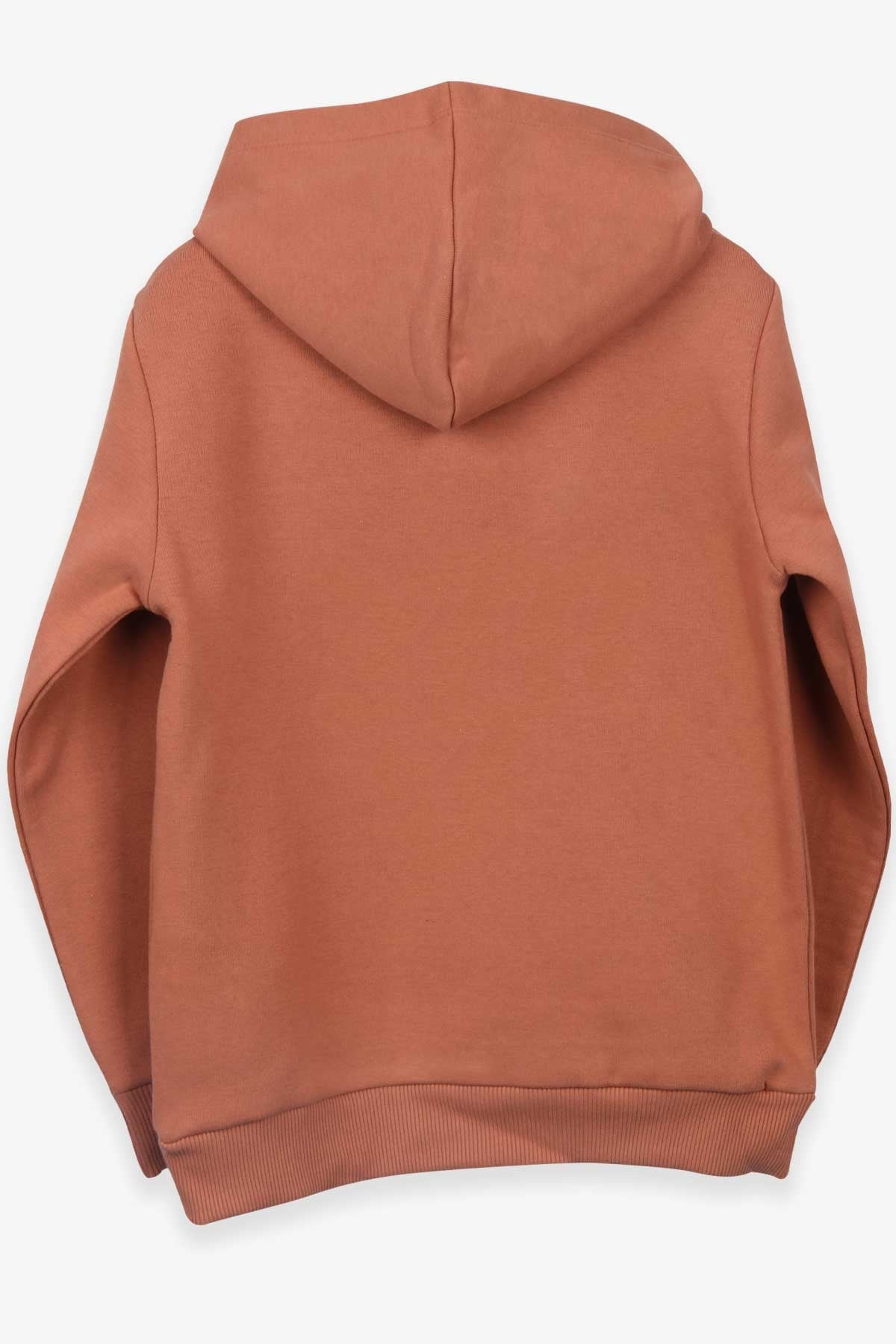 Breeze Erkek Çocuk Sweatshirt Kapüşonlu Açık Kahverengi (8-14 Yaş)