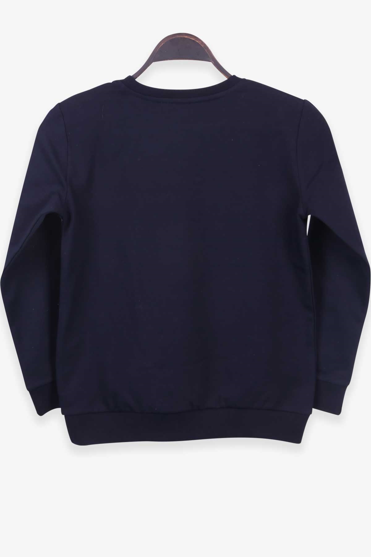 Breeze Erkek Çocuk Sweatshirt Kaykay Baskılı Lacivert (9-14 Yaş)