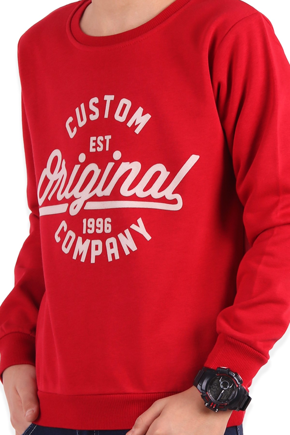 Breeze Erkek Çocuk Sweatshirt Kırmızı (8-14 Yaş)