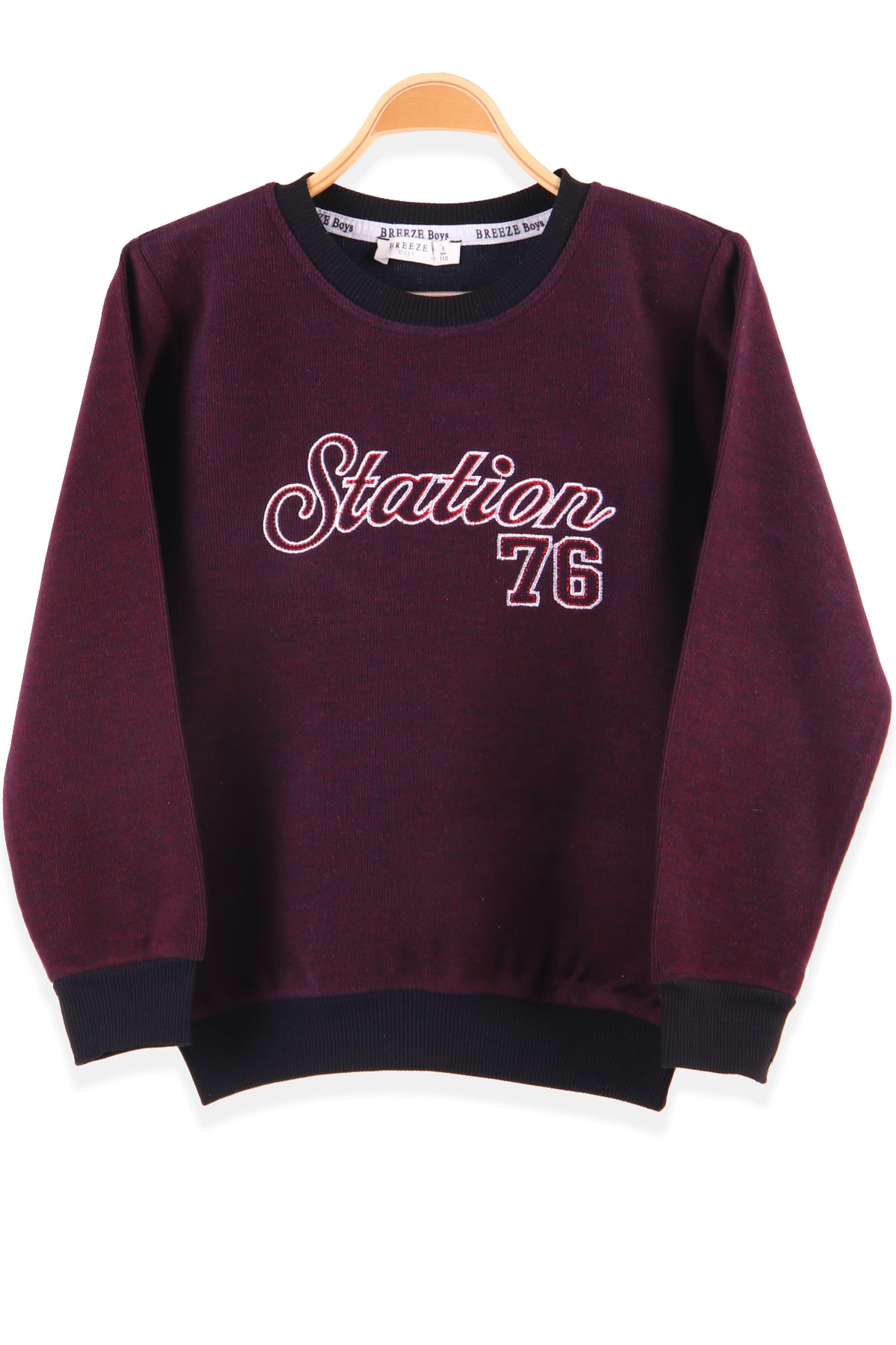 Breeze Erkek Çocuk Sweatshirt Mürdüm (5-10 Yaş)