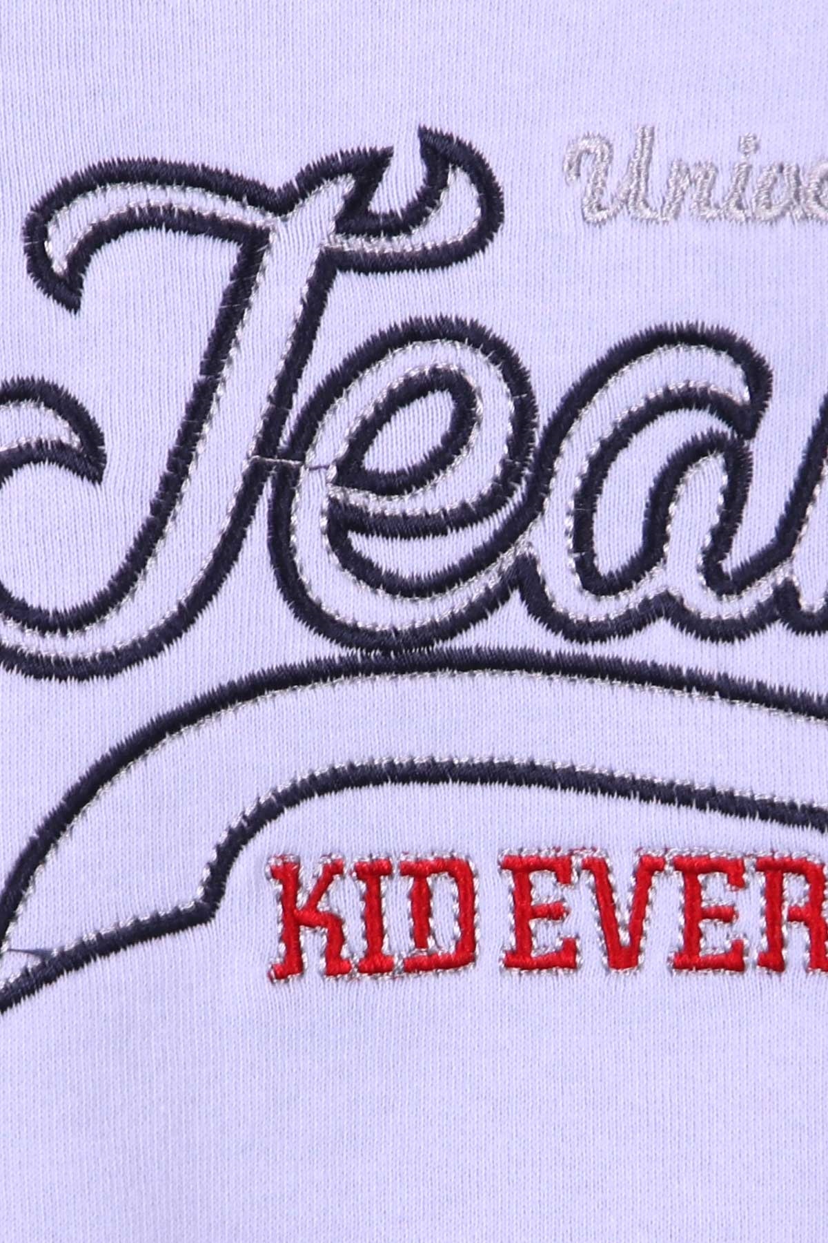 Breeze Erkek Çocuk Sweatshirt Nakışlı Bebe Mavisi (5-9 Yaş)