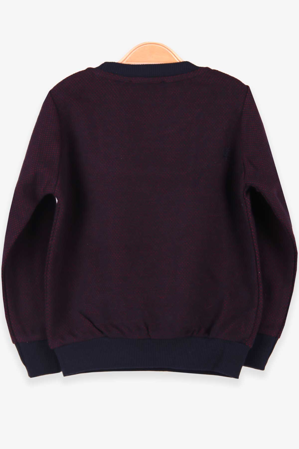 Breeze Erkek Çocuk Sweatshirt Nakisli Bordo (2-6 Yaş)