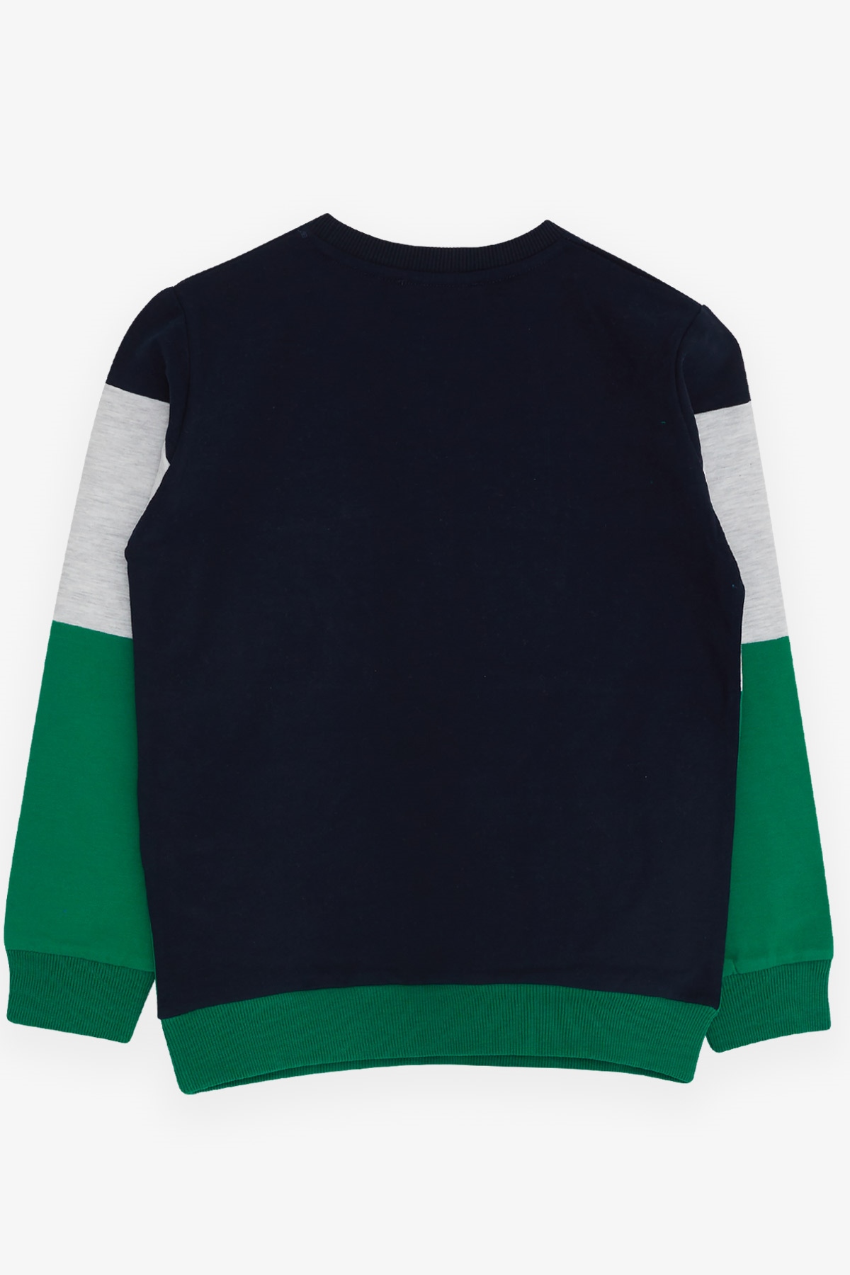 Breeze Erkek Çocuk Sweatshirt Renkli Nakışlı Lacivert (7-12 Yaş)