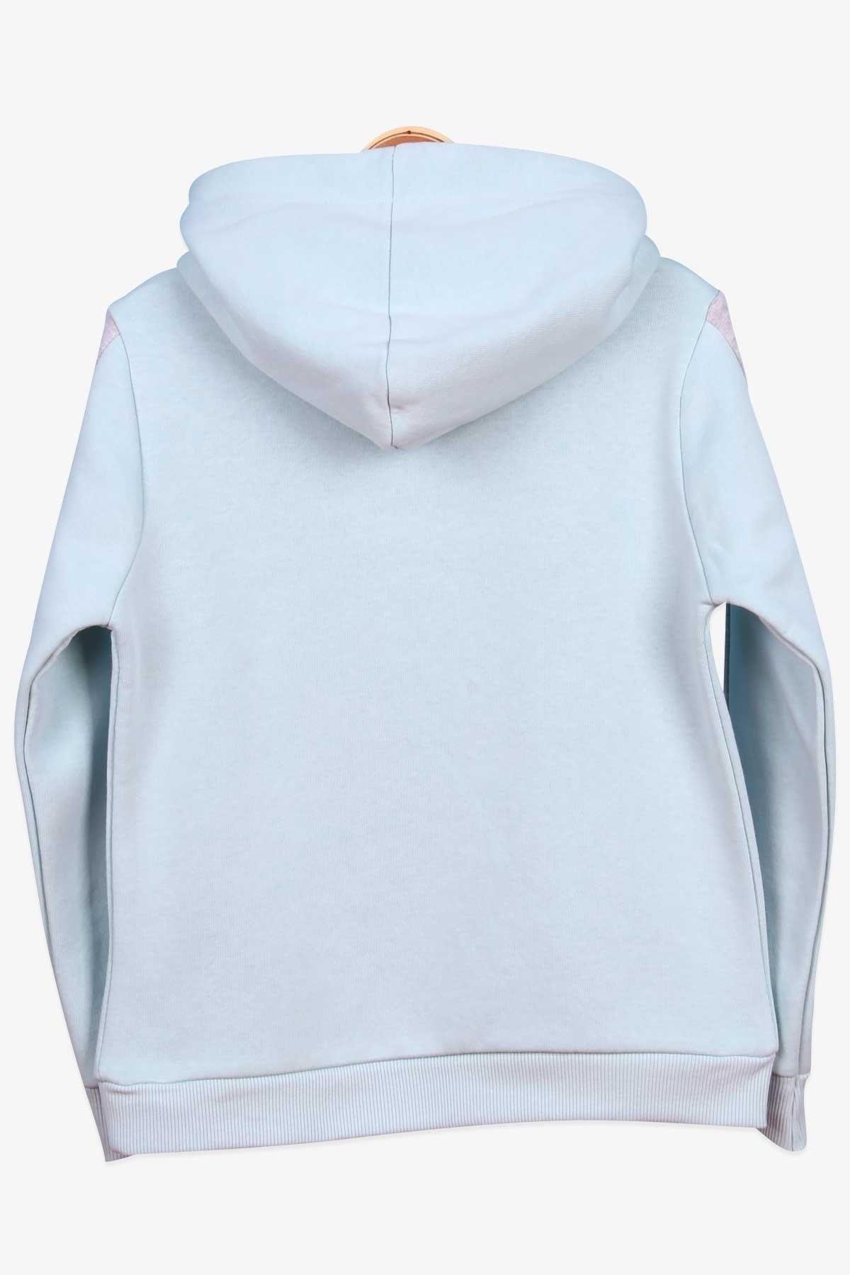 Breeze Erkek Çocuk Sweatshirt Süzene Nakışlı Su Yeşili (7-10 Yaş)